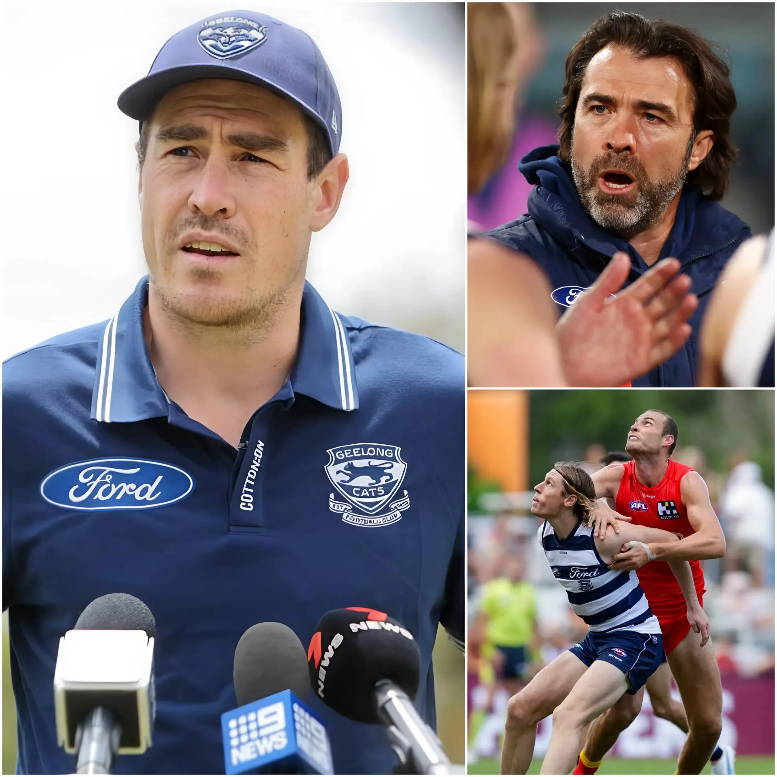 Cover Image for “FOR ME, THIS IS THE DECISION THAT MUST BE MADE!” — Geelong Cats star Jeremy Cameron shocked everyone just before a crucial game against the Gold Coast Suns. He made a surprising request, instantly changing the atmosphere in the club right before the final roster was finalized.