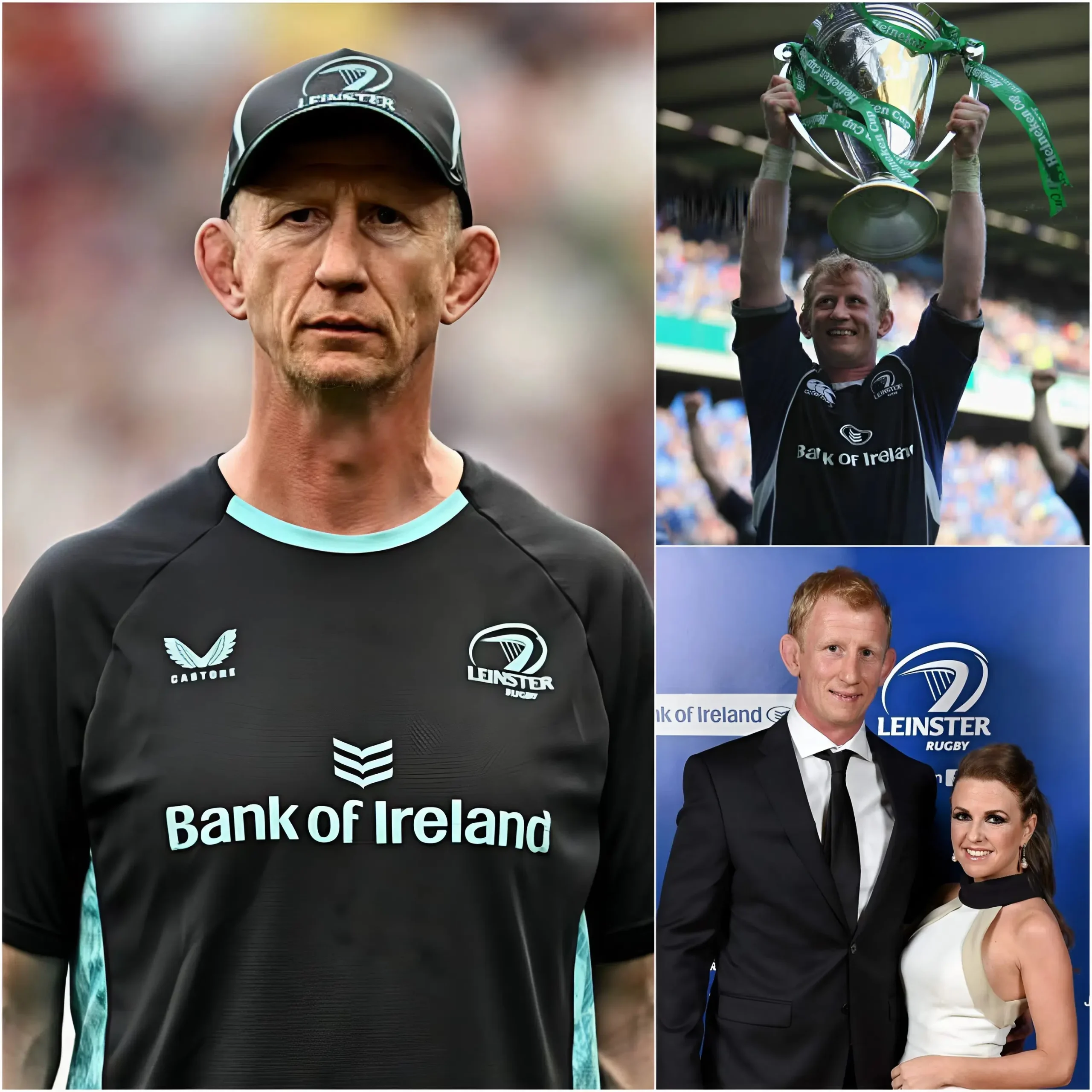 Cover Image for 🥲 SAD NEWS: We extend our deepest condolences to the family of Leinster legend Leo Cullen (48). More details in the first comment. 👇