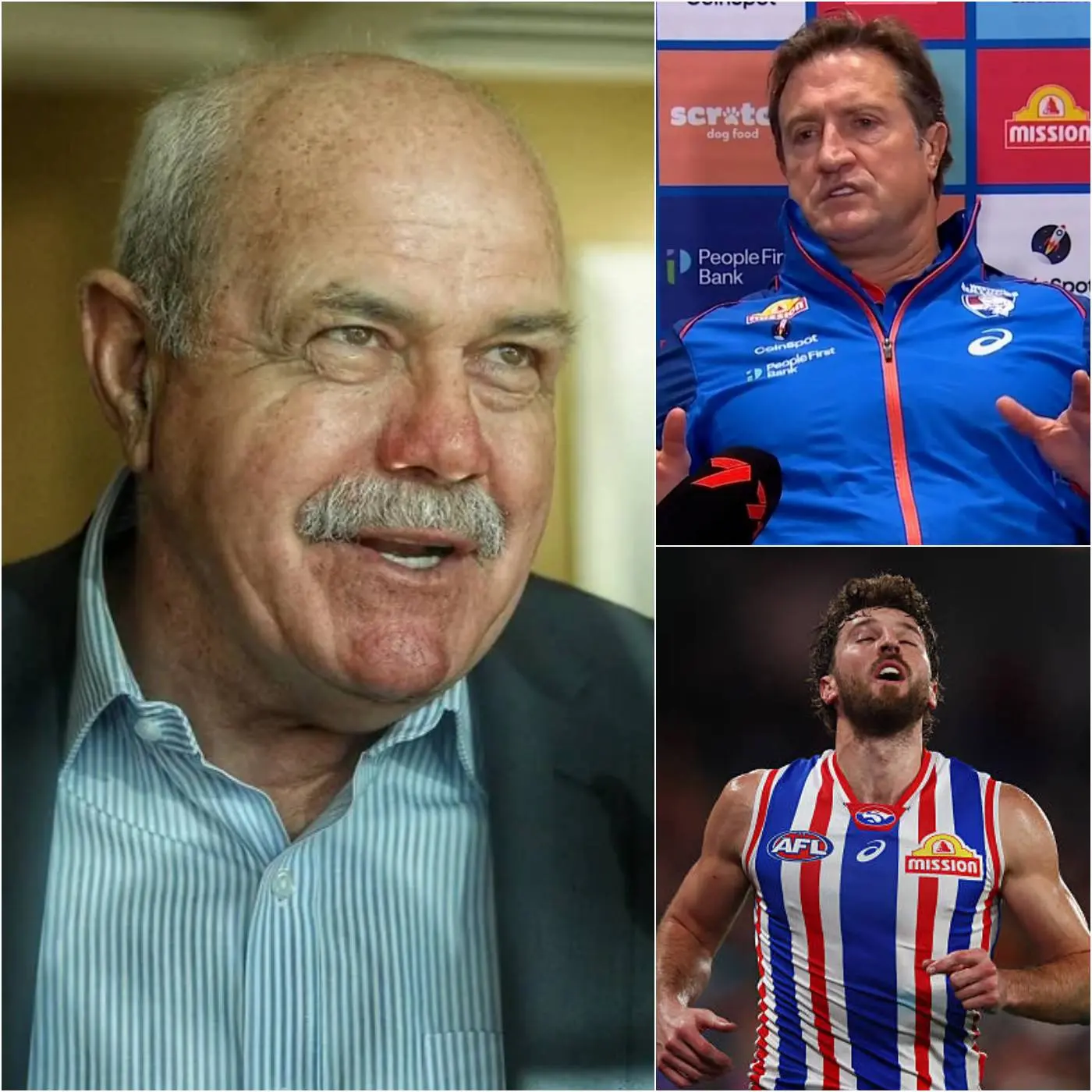Cover Image for “PLAYING HIM WAS THE BIGGEST MISTAKE, AND THE BULLDOGS PAID THE PRICE!” — legend Leigh Matthews didn’t hold back, slamming captain Marcus Bontempelli after his disastrous performance in the shocking loss to the Adelaide Crows.