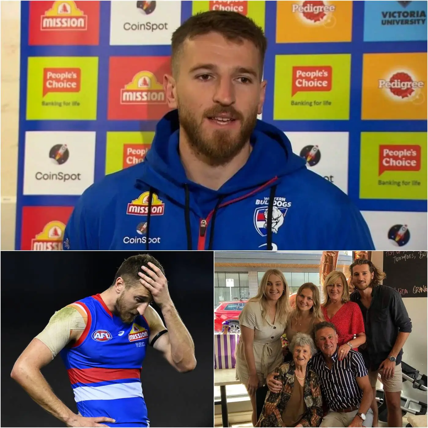 Cover Image for HEARTBREAKING NEWS – From Footscray, Australia, just twenty minutes ago, the family of Western Bulldogs captain Marcus Bontempelli issued an urgent statement to fans, revealing a shocking