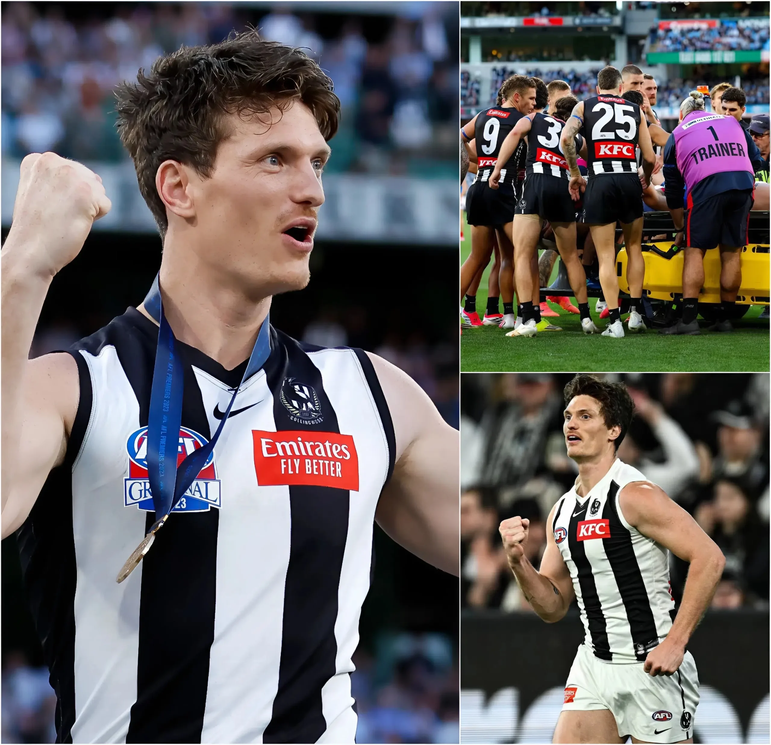 Cover Image for 💔 SAD NEWS (UPDATE): We extend our deepest condolences to former Collingwood Magpies star Checkers (33) during this difficult time. Read more in the first comment. 👇