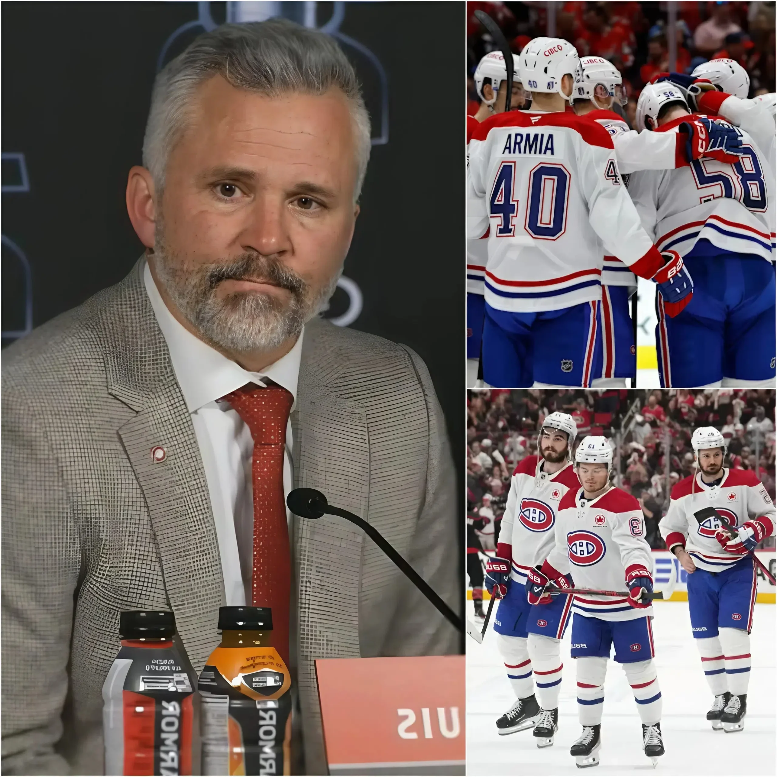 Cover Image for ️🏒Je suis sincèrement désolé pour tout le monde : Mais pour être honnête, je ne peux pas les garder ici. L’entraîneur Martin St. Louis a décidé de mettre 5 joueurs sur la liste des transferts si un club est intéressé, afin d’utiliser les ressources financières pour recruter de nouveaux joueurs et reconstruire la meilleure équipe possible pour la saison 2026.