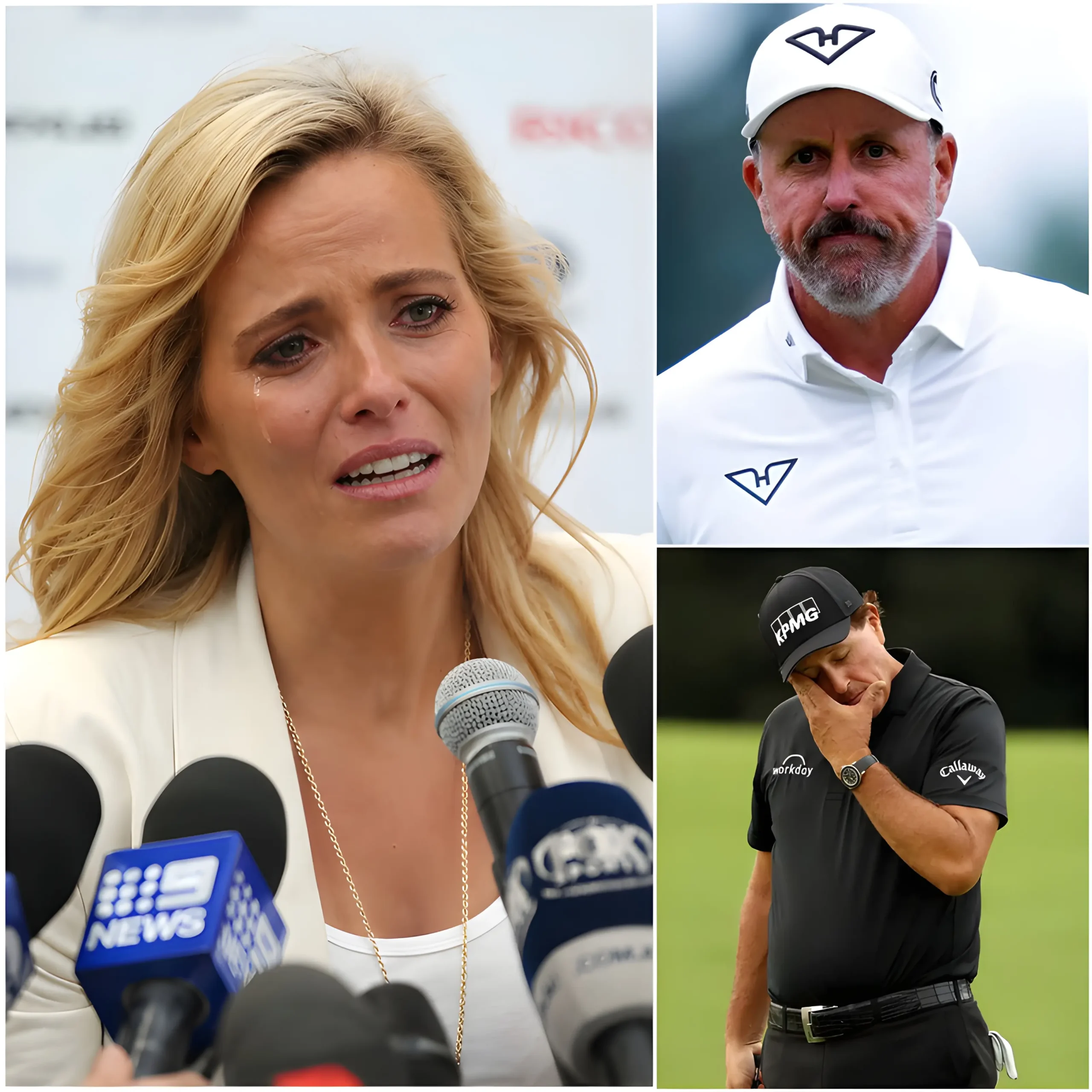 Cover Image for 🚨⛳ BREAKING NEWS: The wife of American golf legend Phil Mickelson recently spoke out, revealing a shocking secret about her husband that she had kept hidden for many years after the allegations and expulsion from LIV for misconduct with a female golf staff member. What she revealed truly astonished everyone…