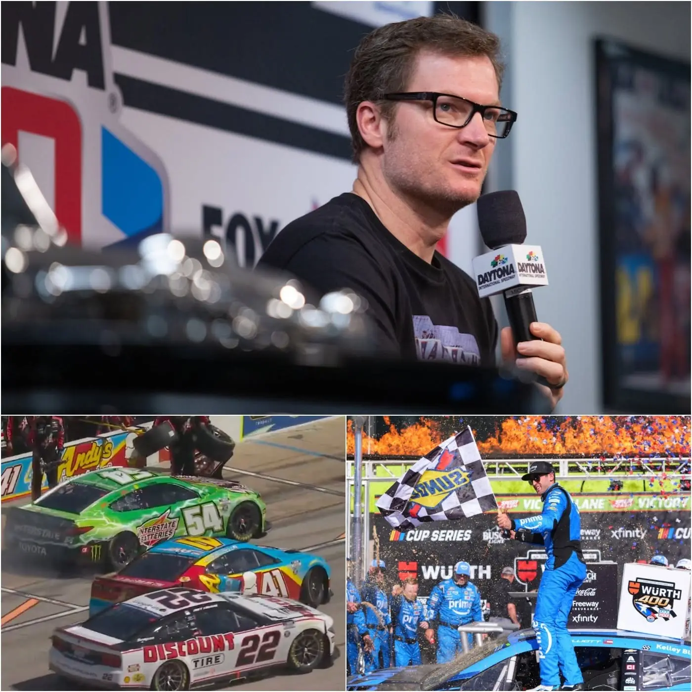 Cover Image for “I’ve seen every dirty trick in NASCAR throughout my entire career, but I’ve never witnessed anything as reckless, blatantly biased, and openly tolerated as what we saw tonight