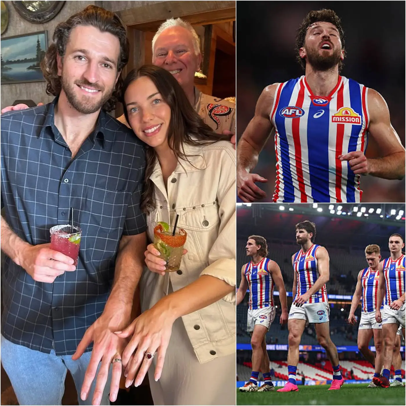 Cover Image for 💔🏉 HEARTBREAKING NEWS: After weeks of silence and anxiety that kept the AFL world on edge following the painful defeat against Adelaide, the wife of Marcus Bontempelli has finally spoken out.
