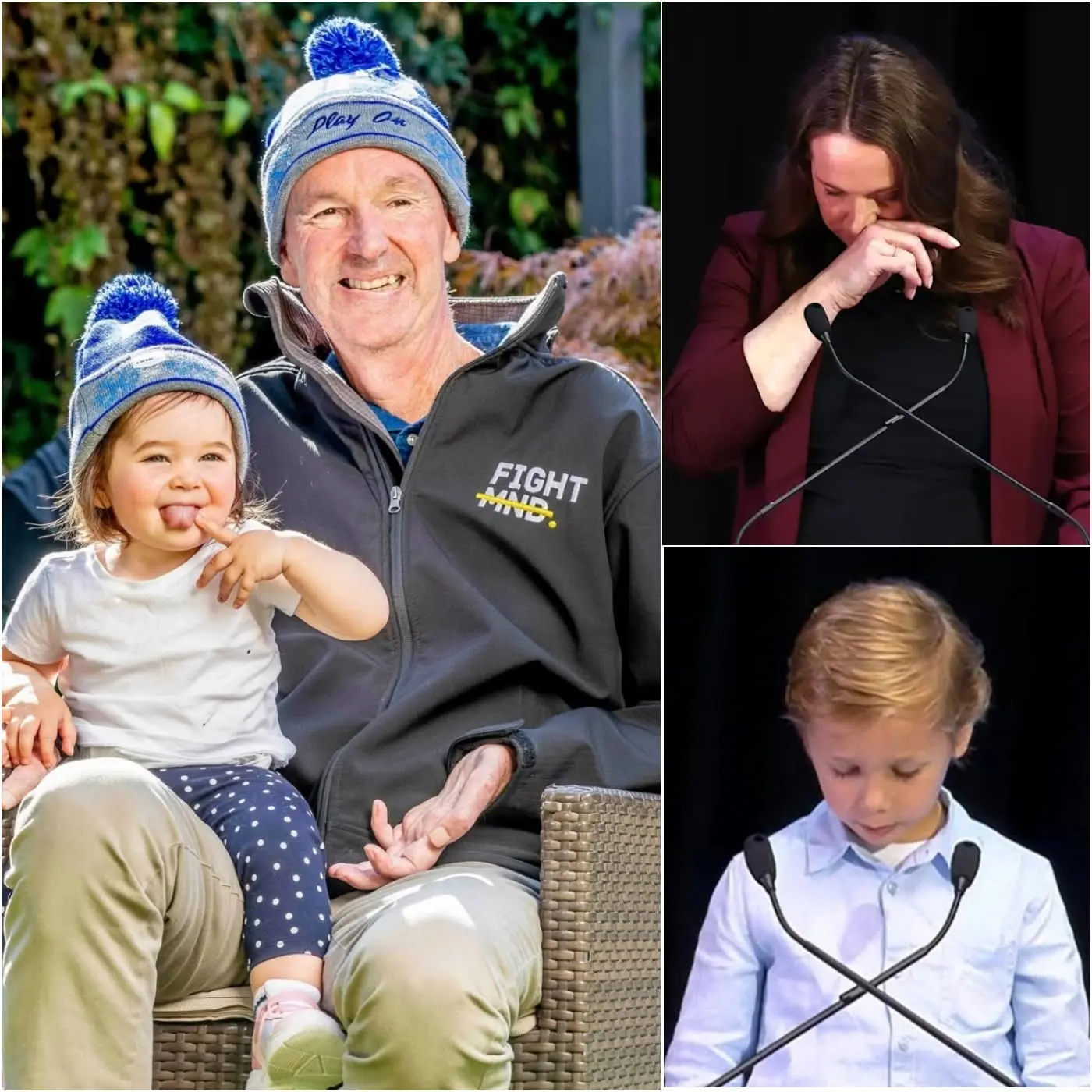 Cover Image for “Now Grandpa can’t watch me grow up anymore… so please be a good boy, okay?” 💔 At the MCG, during the farewell ceremony for AFL icon Neale Daniher, his grandson’s voice broke into tears as he delivered a final goodbye that left the entire stadium in silence.