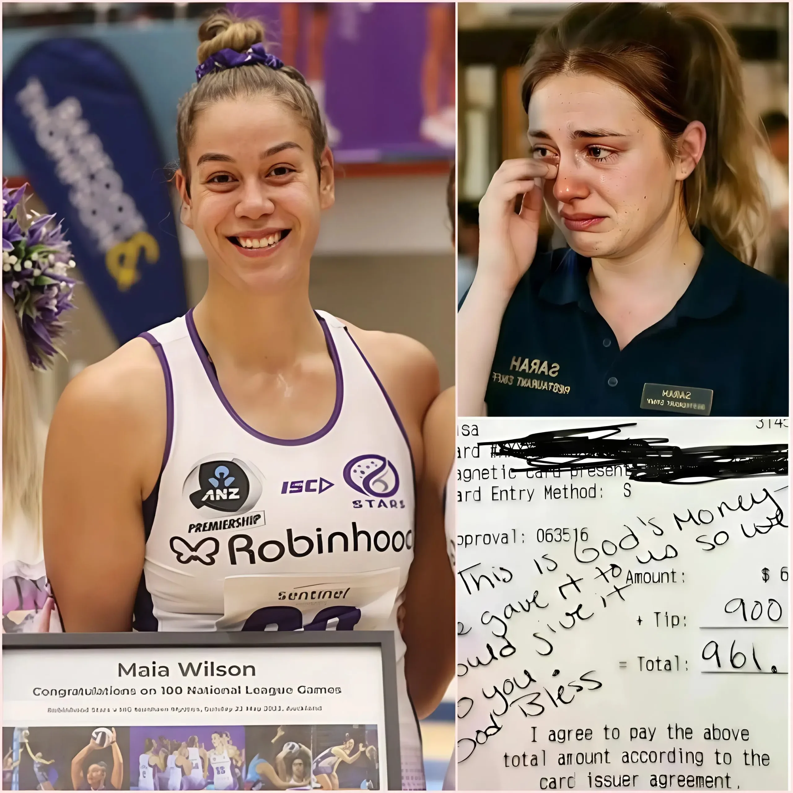 Cover Image for đš BREAKING NEWS: Misa, a 23-year-old waitress, had no idea that the customer she served was Maia Wilson â the star of Northern Mystics. Maia ate quietly and left a folded note on the table before leaving. When Misa opened it, she burst into tears. What Maia left behind was not just a thank you⊠but something that changed her life forever.