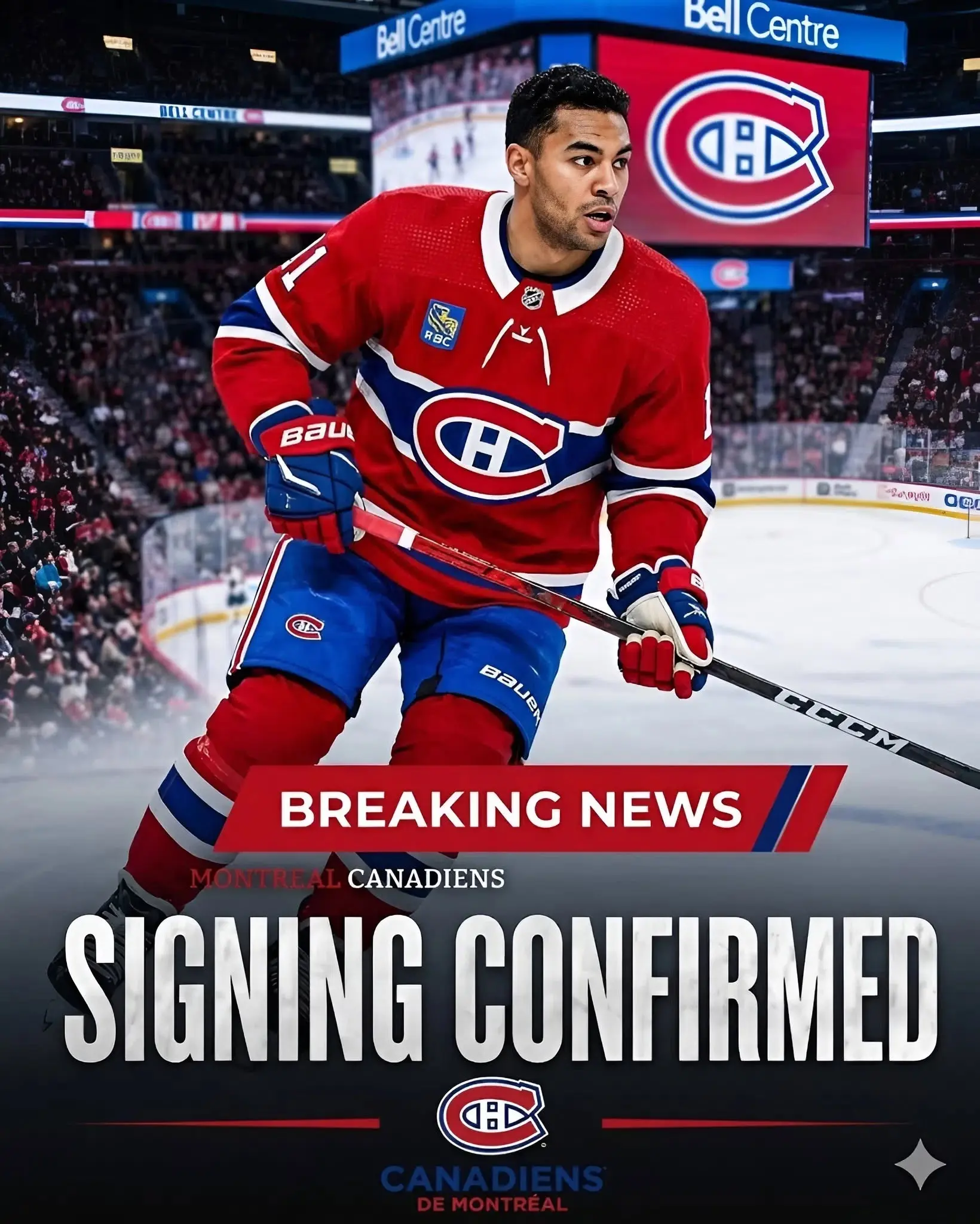 Cover Image for đ¨đ¨ Les Canadiens de MontrĂŠal frappent un coup absolument monumental en sâoffrant lâun des jeunes talents les plus explosifs du hockey mondial, une signature dĂŠjĂ qualifiĂŠe dâhistorique qui a dĂŠclenchĂŠ un vĂŠritable sĂŠisme sur le marchĂŠ des transferts et propulse encore plus haut les ambitions du club quĂŠbĂŠcoisâŚ
