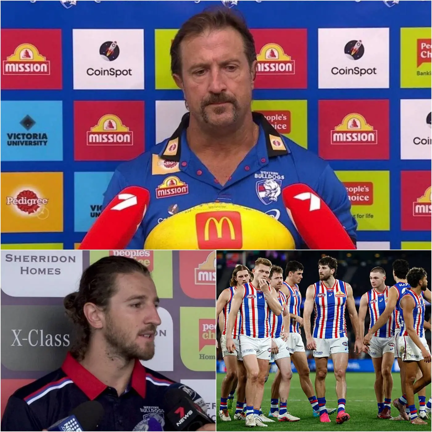 Cover Image for đ¨đĽ âI WANT OUT OF THE WESTERN BULLDOGS RIGHT NOW!â â Luke Beveridge reportedly stunned the AFL world after the Bulldogsâ nightmare loss to Adelaide Crows at Marvel Stadium, claiming he had reached his limit with the teamâs recent performances.