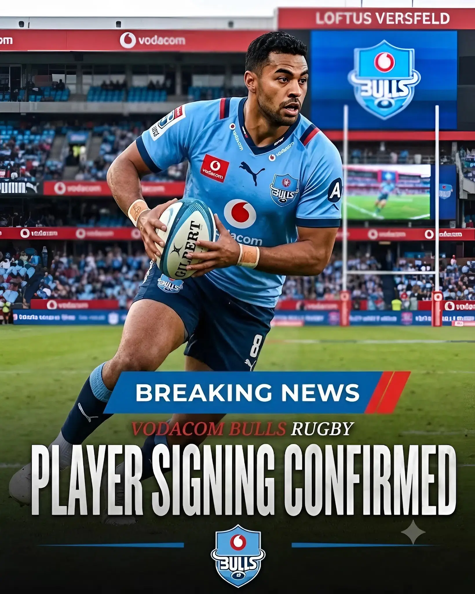 Cover Image for đđ¨HOT NEWS: The Vodacom Bulls have pulled off an absolutely monumental signing by bringing in one of the most explosive young talents in world rugby â a deal already described as historic, shaking up the transfer market and taking the Bullsâ ambitions to an entirely new level⌠đđ
