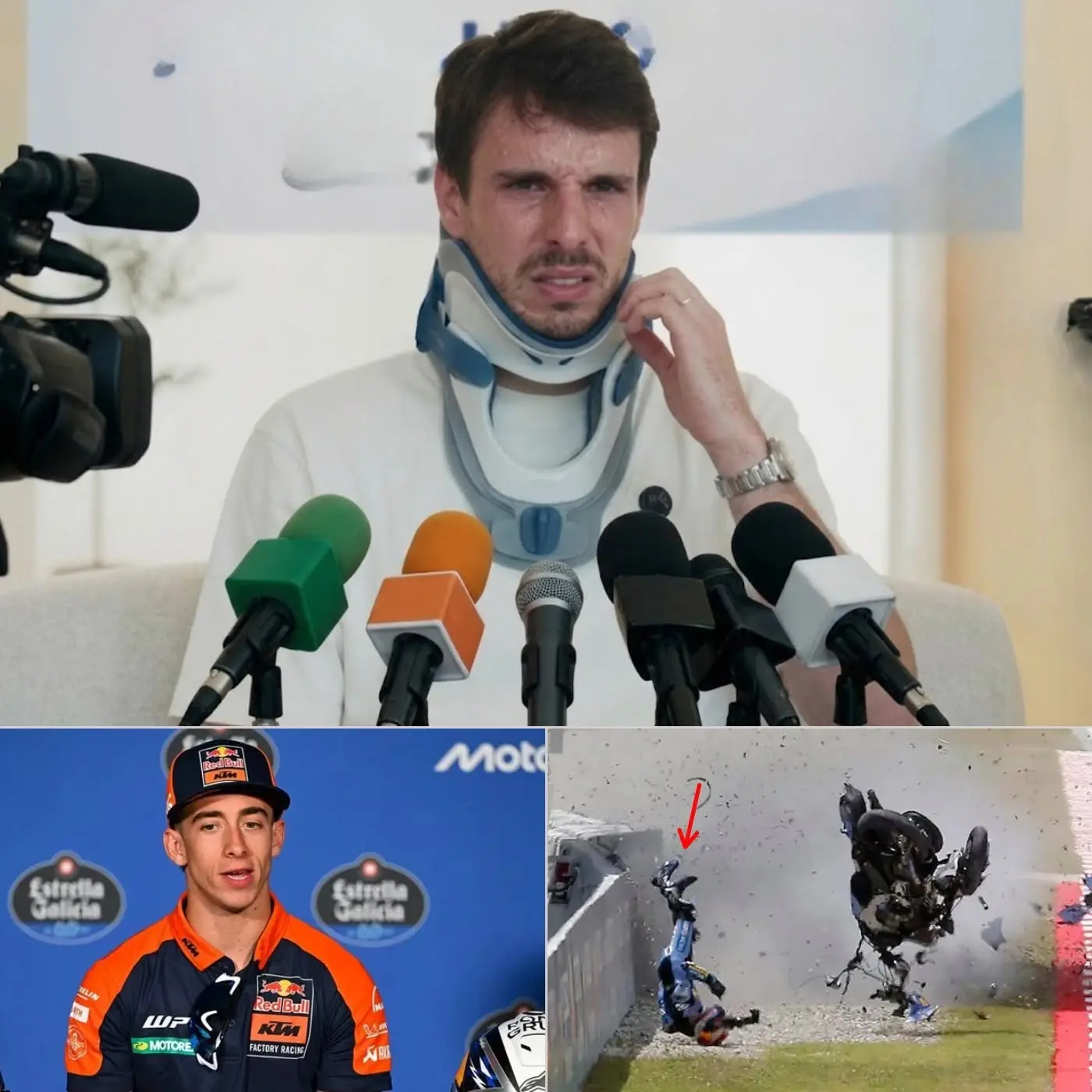 Cover Image for 🔥“HE DESTROYED THE FUTURE I SPENT YEARS BUILDING.” Álex Márquez could no longer hide his frustration after the dramatic incident at Catalunya. Speaking with visible anger, the Spaniard claimed that the collision with Pedro Acosta not only ruined his chance to shine in the Sprint race but also left him dealing with serious physical pain and emotional scars.