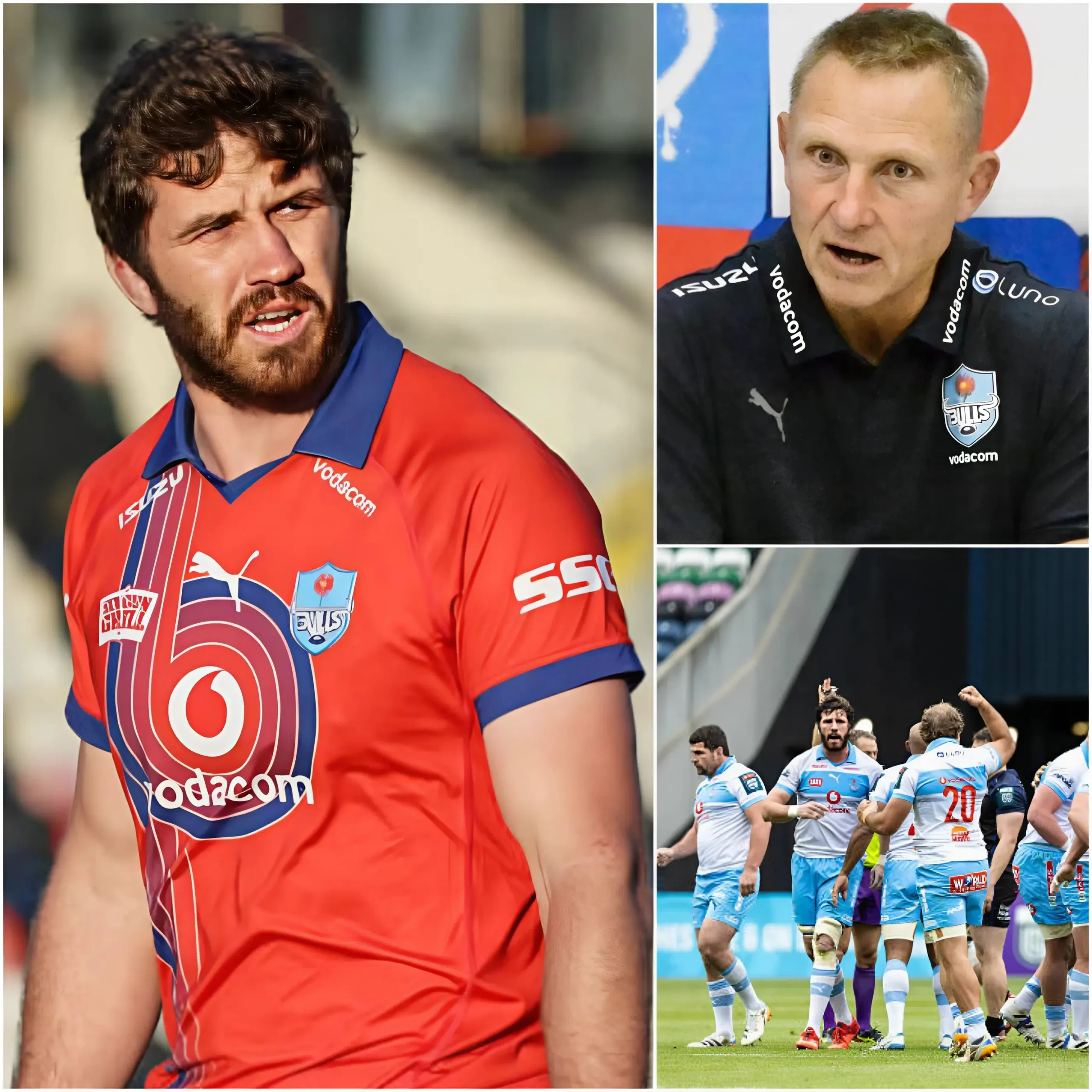 Cover Image for 🚨🏉 “HE HAS NO RIGHT TO DO THAT!” — Captain Ruan Nortje was reportedly furious over a shocking decision made by head coach Johan Ackermann, as the Vodacom Bulls strategist ruthlessly dropped as many as seven players from the starting lineup ahead of the match against Leinster.