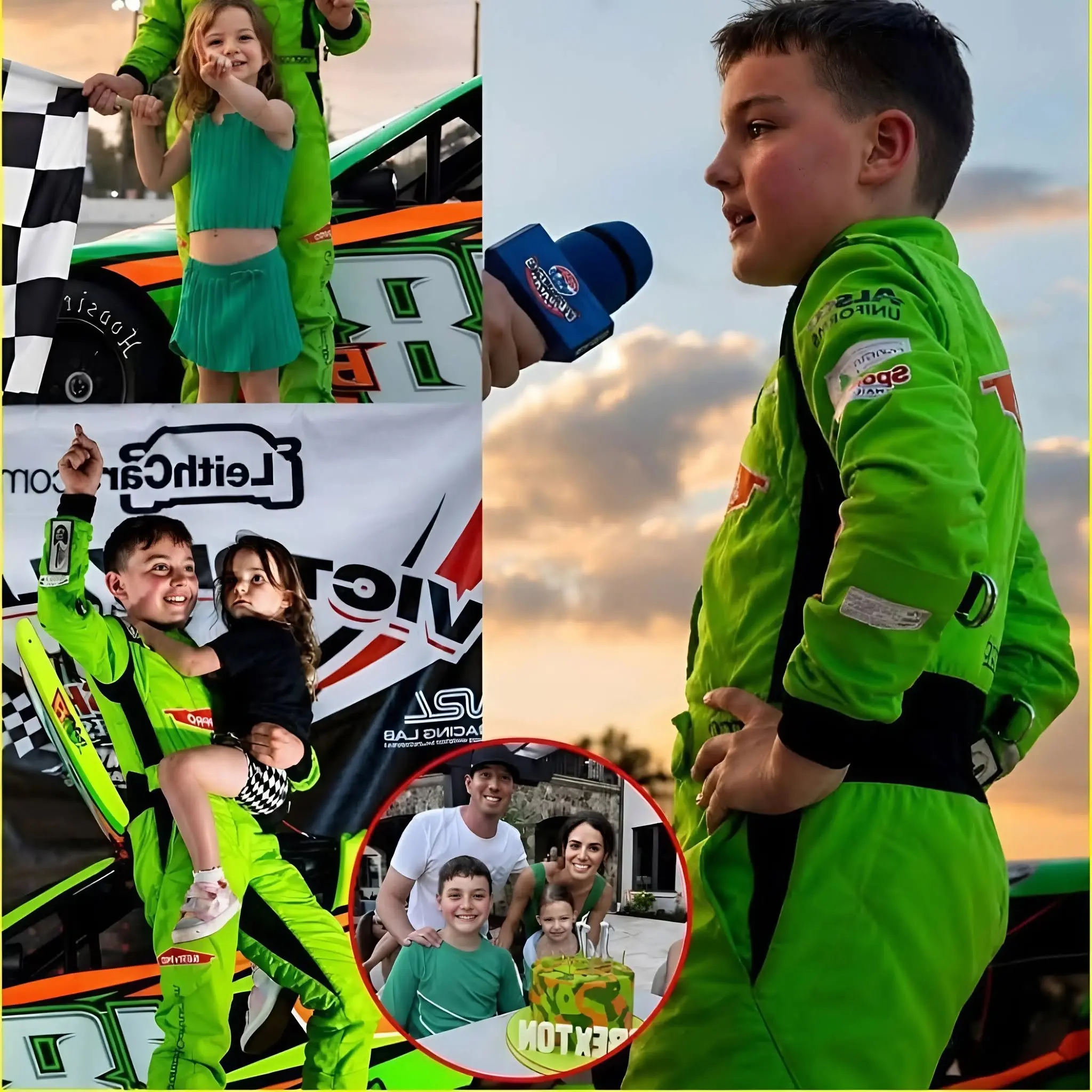 Cover Image for 💔🏁 “I promised Dad I would protect Mom and my little sister for life…” — Brexton Busch’s touching words to his younger sister have broken the hearts of NASCAR fans.