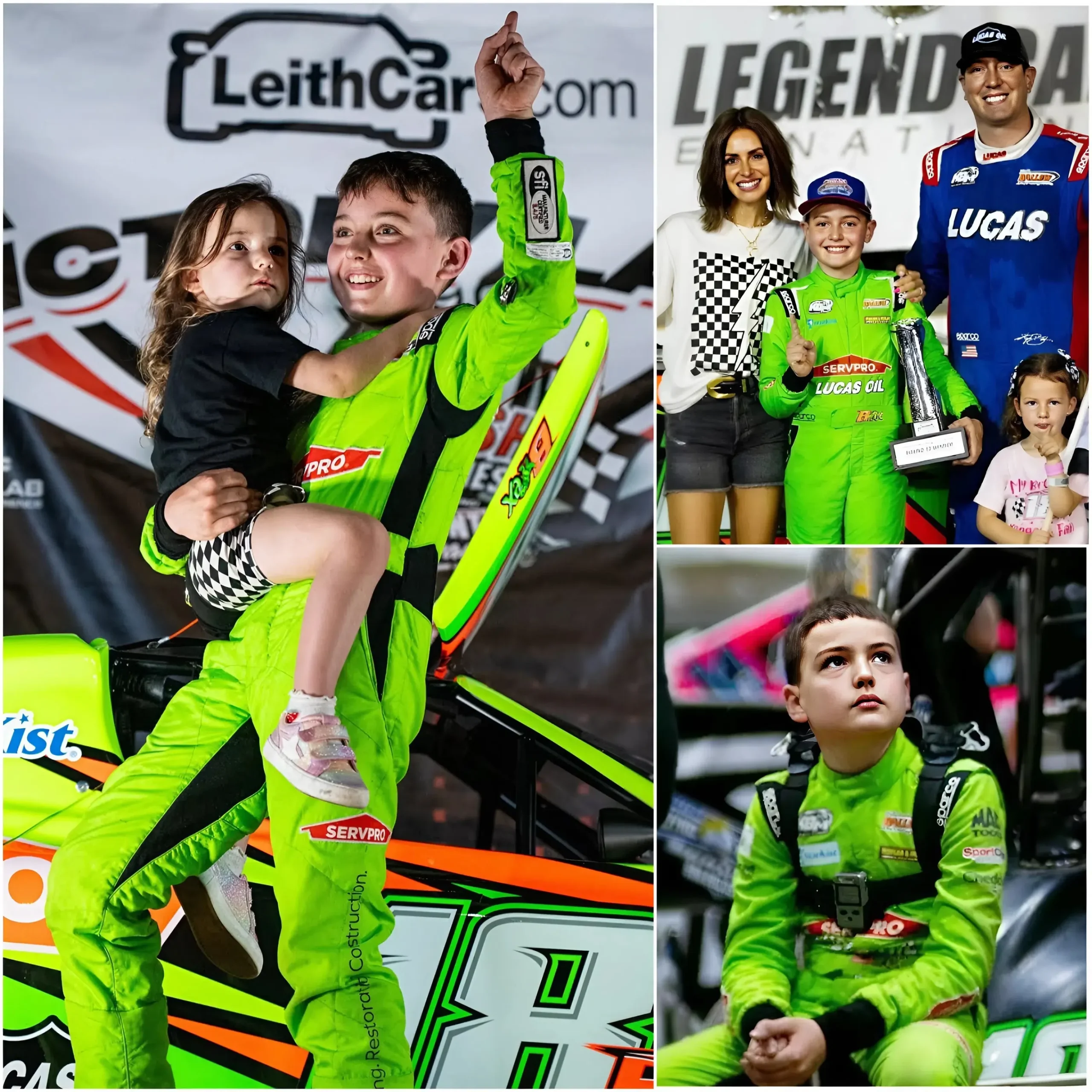 Cover Image for 💔🏁 “I promised Dad I would protect Mom and my little sister for life…” — Brexton Busch’s touching words to his younger sister have broken the hearts of NASCAR fans.