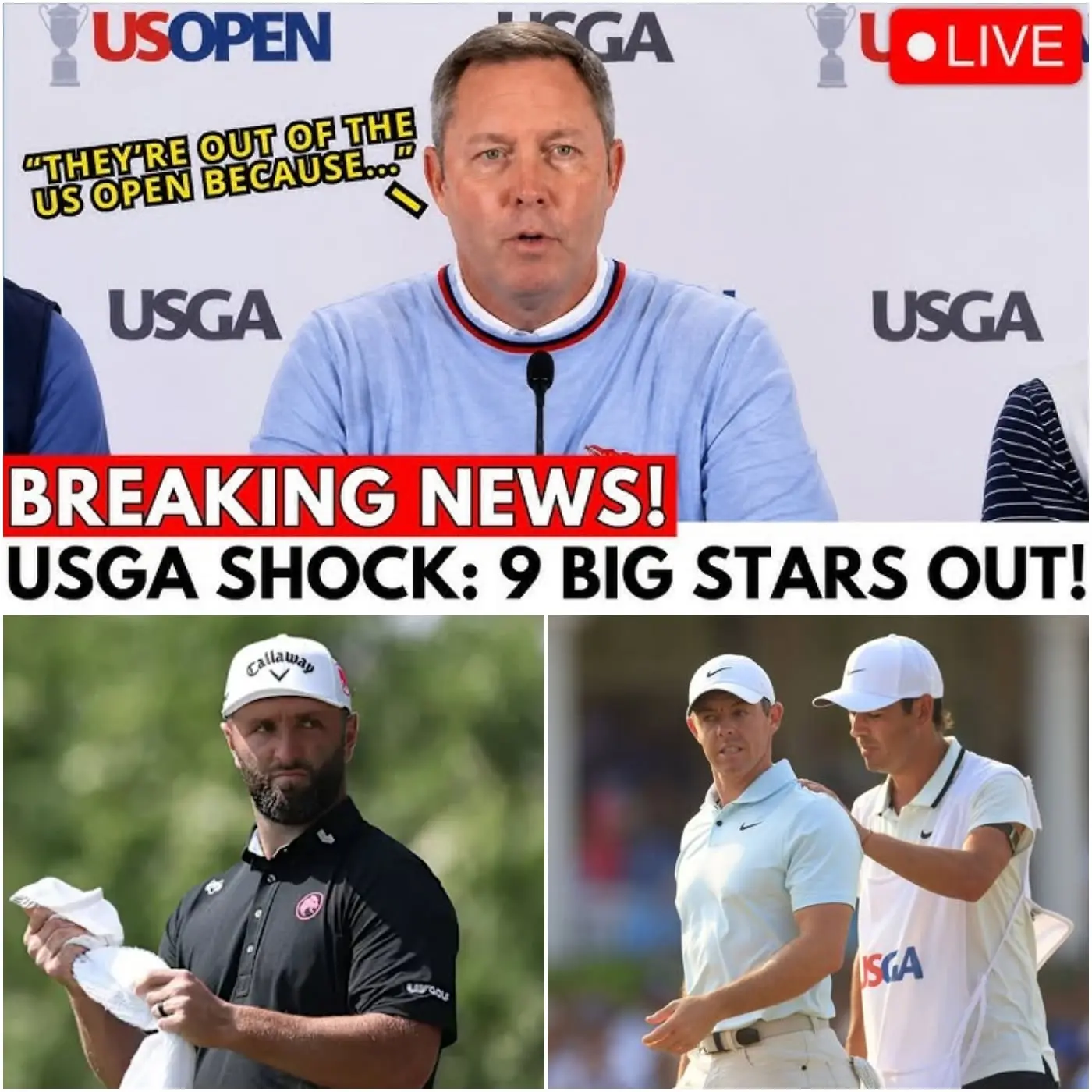 Cover Image for 🚨 SHOCKING PGA TOUR CRISIS: 9 Huge Stars Just Withdrew from the US Open — The Reason No One Is Explaining Has Fans Furious
