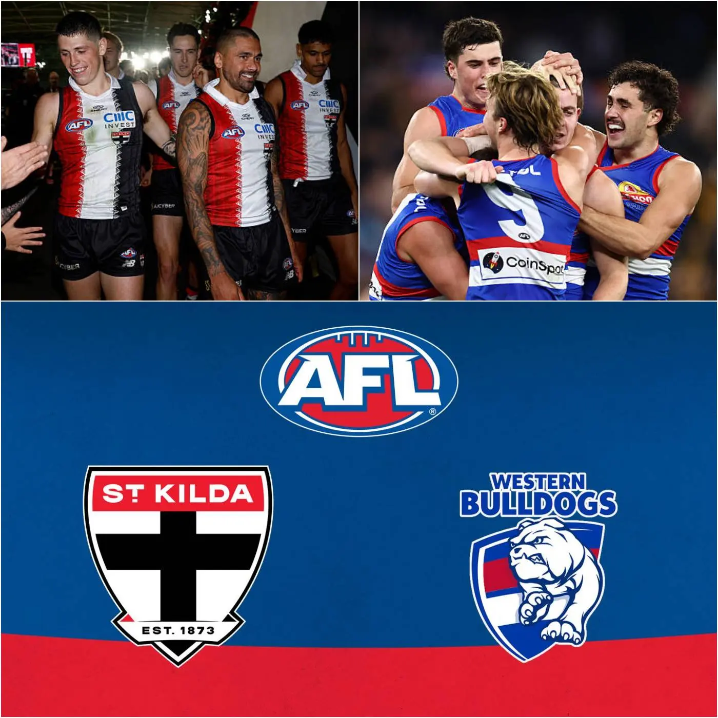 Cover Image for 🚨 LAST-MINUTE SCHEDULE SHAKEUP! 🚨 The Round 15 clash between St Kilda and the Western Bulldogs at Marvel Stadium has been suddenly rescheduled, sending shockwaves through the AFL community as fans and officials scramble to adjust their plans.