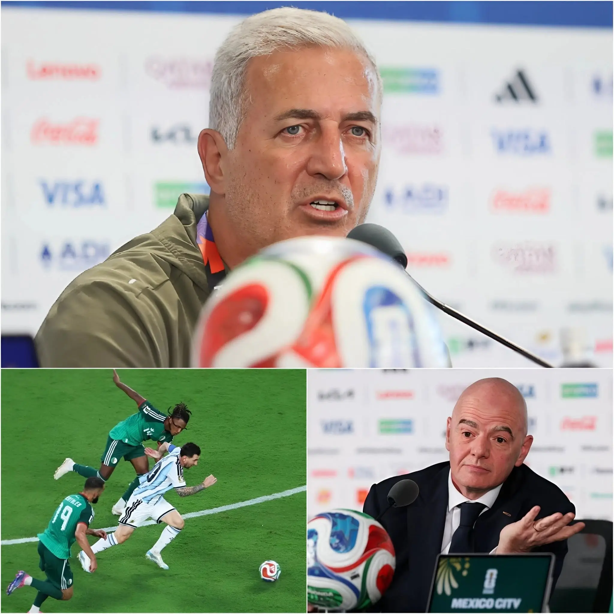 Cover Image for ️⚽🚨“I HAVE PROOF THAT HE CHEATED IN THE MATCH!” Moments after the humiliating 0-3 defeat against Argentina in the 2026 World Cup, Algeria coach Vladimir Petković exploded in anger,