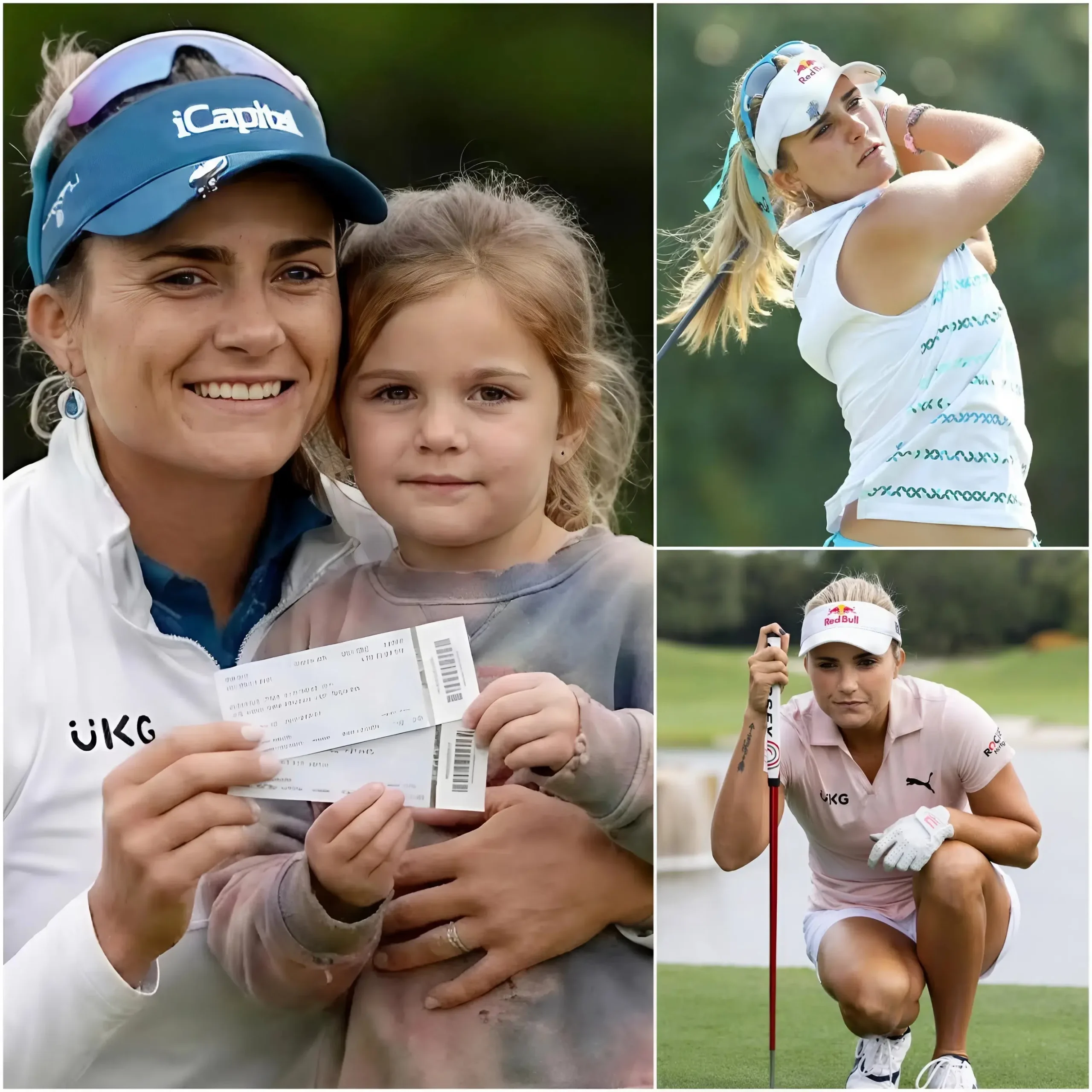 Cover Image for 🚨 The girl spent three years collecting cans, selling cookies, and saving every single penny with only one dream: to see Lexi Thompson play once in her lifetime.