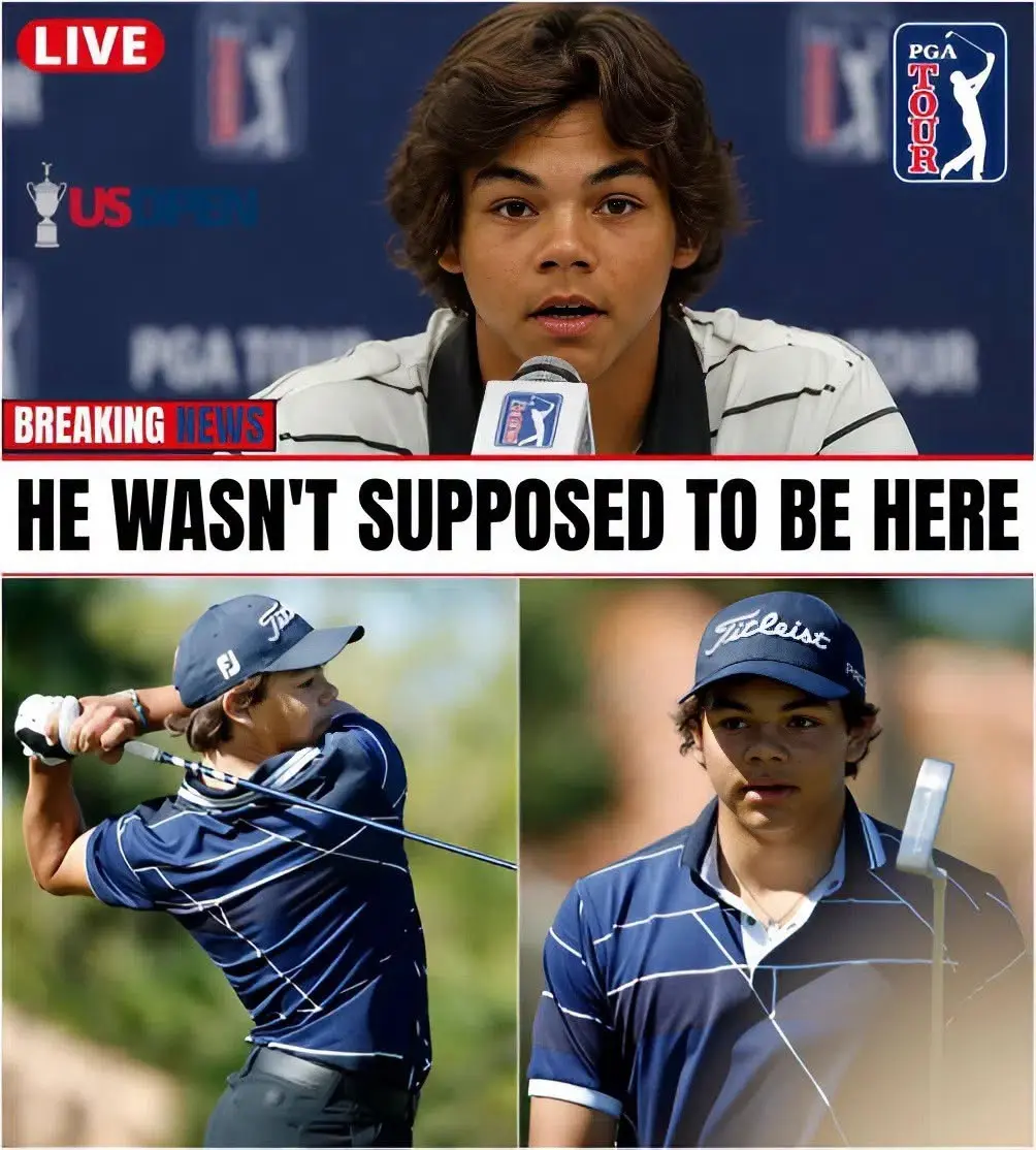 Cover Image for CHARLIE WOODS SHOCKS THE GOLF WORLD — BUT NOT FOR HIS GAME The golf world is buzzing after 17-year-old Charlie Woods, son of Tiger Woods, made headlines for an unexpected reason ahead of the U.S. Open — and it has fans talking for more than just his swing.
