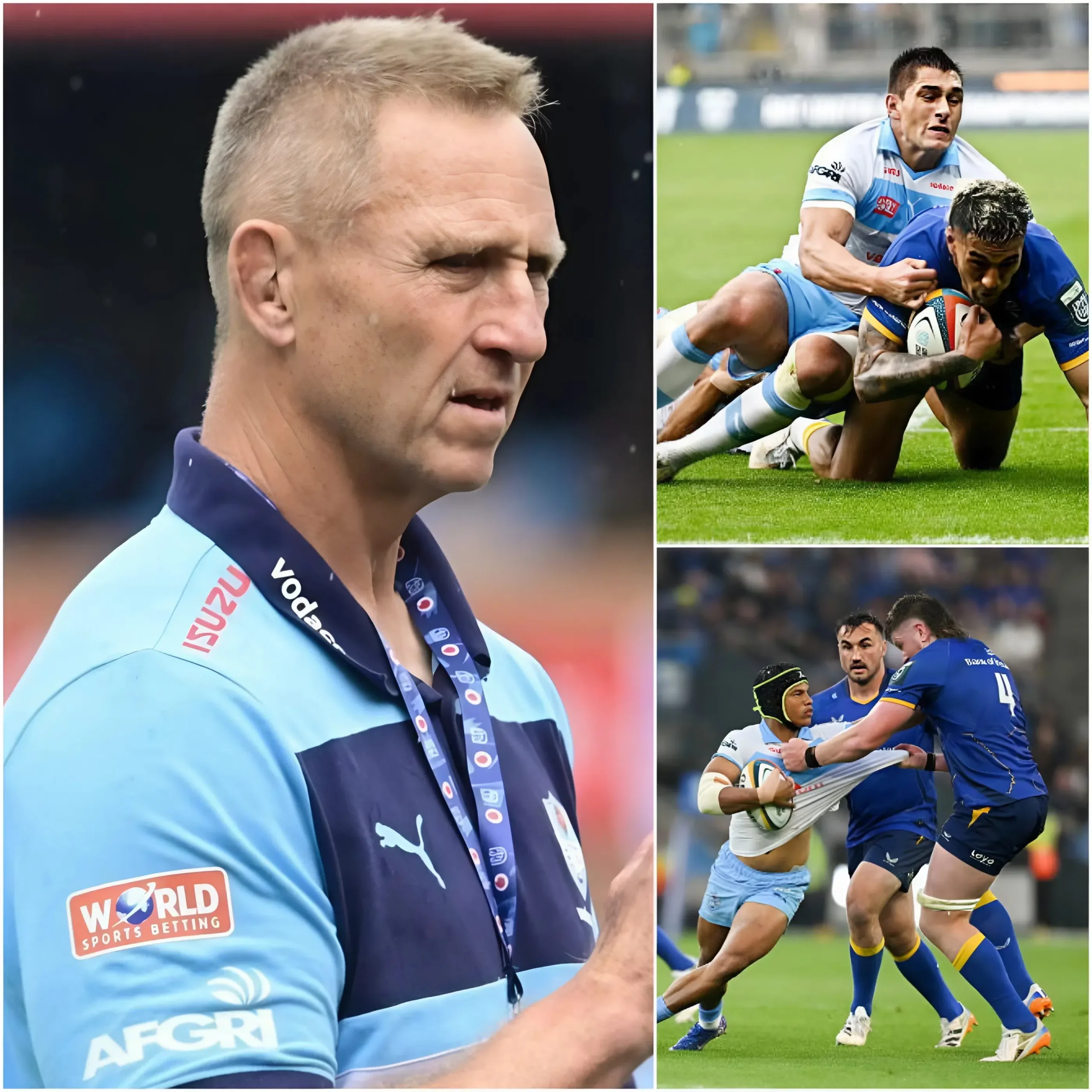 Cover Image for 🔥🔥 “WE PLAYED A GREAT MATCH… BUT WITH HIM, THE VODACOM BULLS MIGHT HAVE WON.” Vodacom Bulls head coach Johan Ackermann could not hide his disappointment after his team’s emotional performance ended in defeat against Leinster in the final.