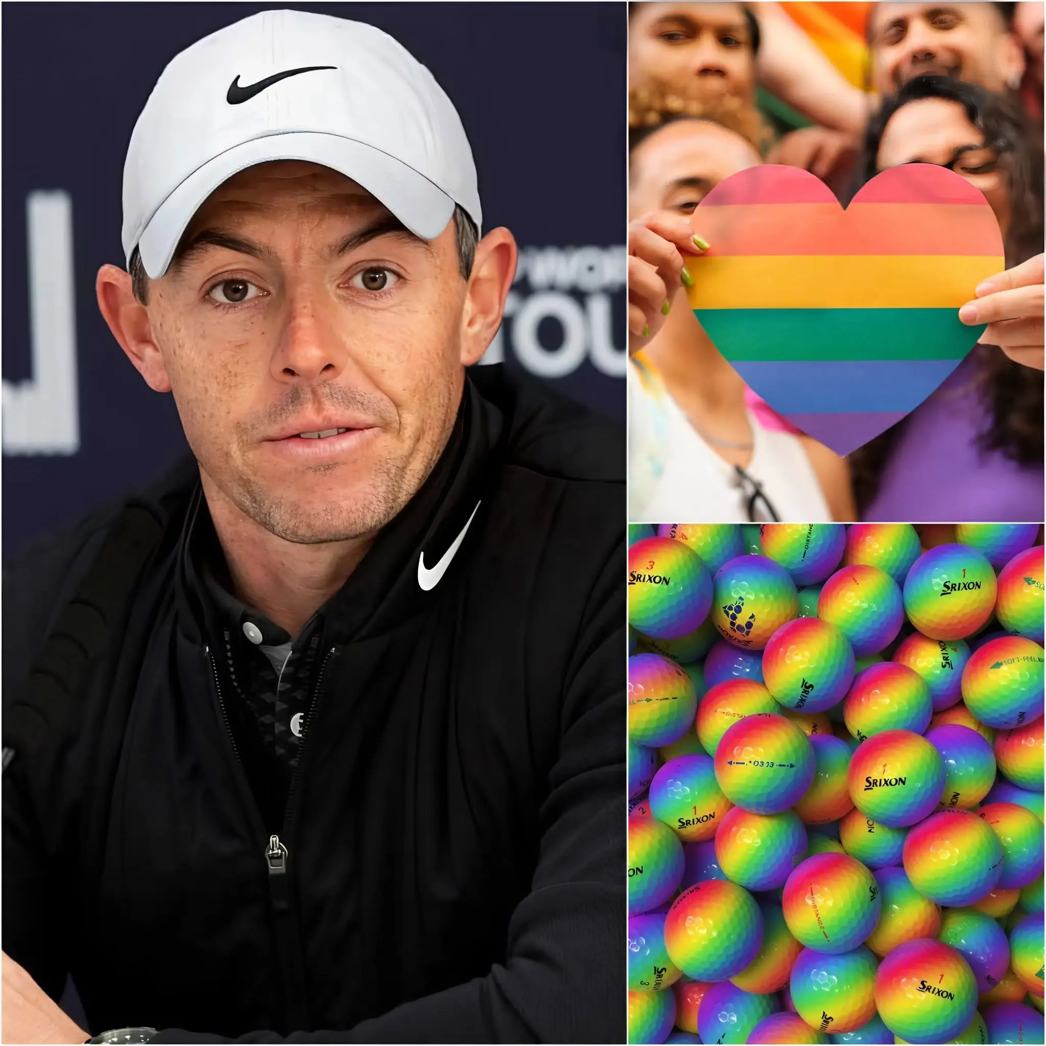 Cover Image for 🚨 “I WILL NOT ACCEPT LGBT SYMBOLS IN GOLF” Rory McIlroy reportedly took a tough stance