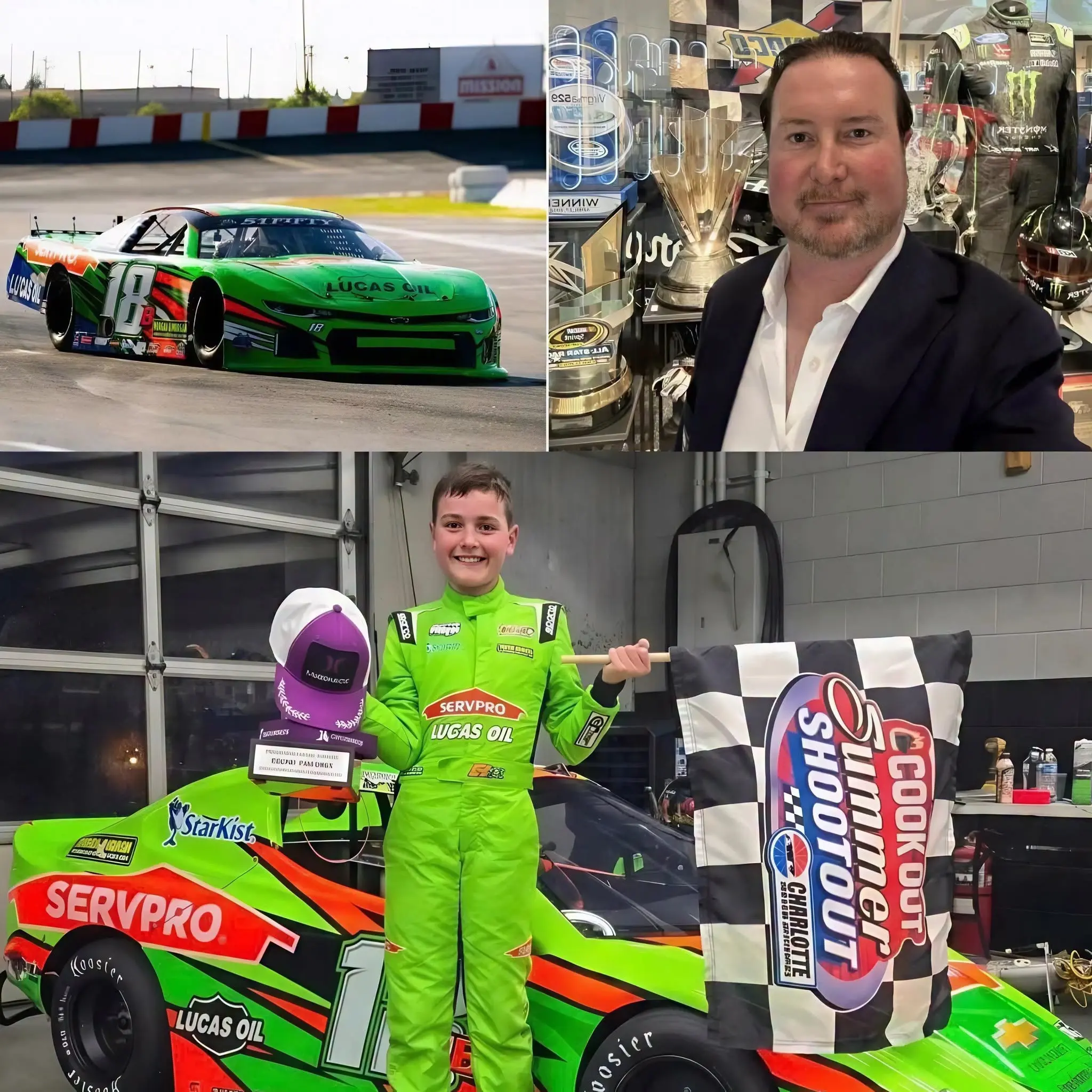 Cover Image for 🚨 Brexton Busch finished P3 in his latest Late Model race, but not everyone is celebrating. Some fans believe the result proves he’s ready for much bigger stages, while others argue the hype is moving faster than the results.