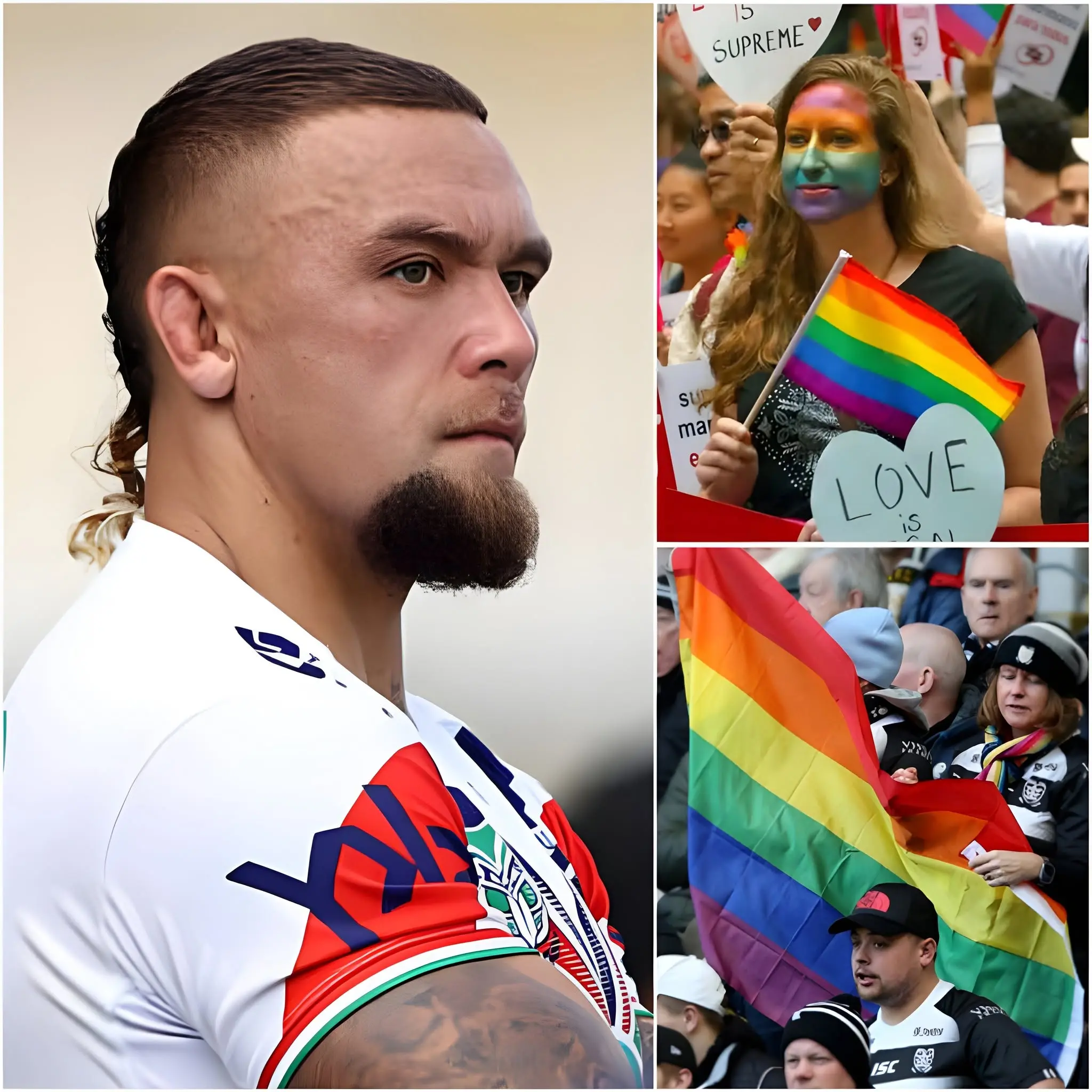 Cover Image for 🔥 BREAKING NEWS: James Fisher-Harris has publicly refused to wear the LGBT rainbow captain’s armband in upcoming major matches and throughout the playoffs, declaring: “I’d rather retire than be forced to do that.”