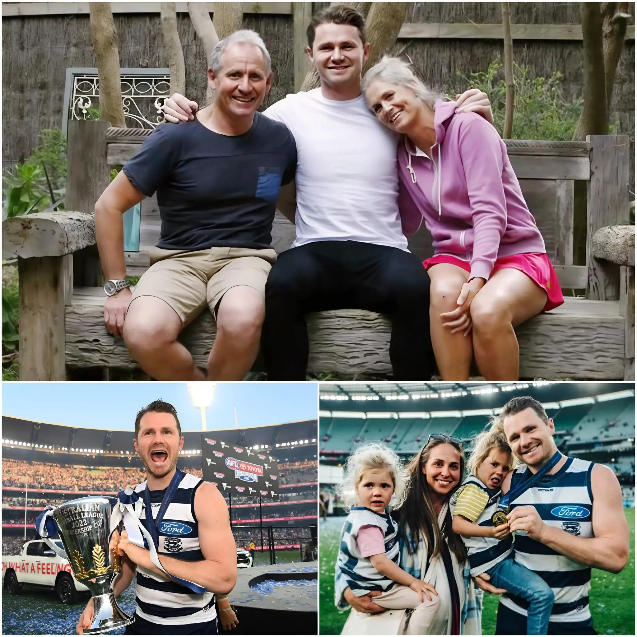 Cover Image for “MY SON HAS MADE OUR FAMILY AND THE WHOLE COUNTRY OF AUSTRALIA PROUD.” Patrick Dangerfield’s mother, visibly moved, broke down in tears during her emotional speech, recalling the quiet challenges and arduous path her son had taken before becoming an AFL star – a speech that brought fans to tears, witnessing the harsh realities of life faced by her 32-year-old son.