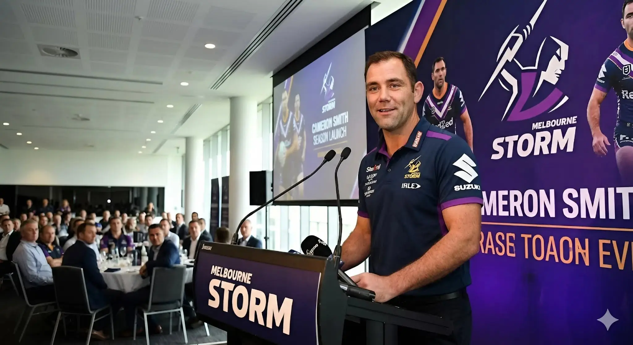 Cover Image for SURPRISING MOMENT IN THE NRL COMMUNITY: Cameron Smith unexpectedly became the center of attention at a special event last night, drawing everyone’s eyes and causing a social media explosion within just a few minutes.