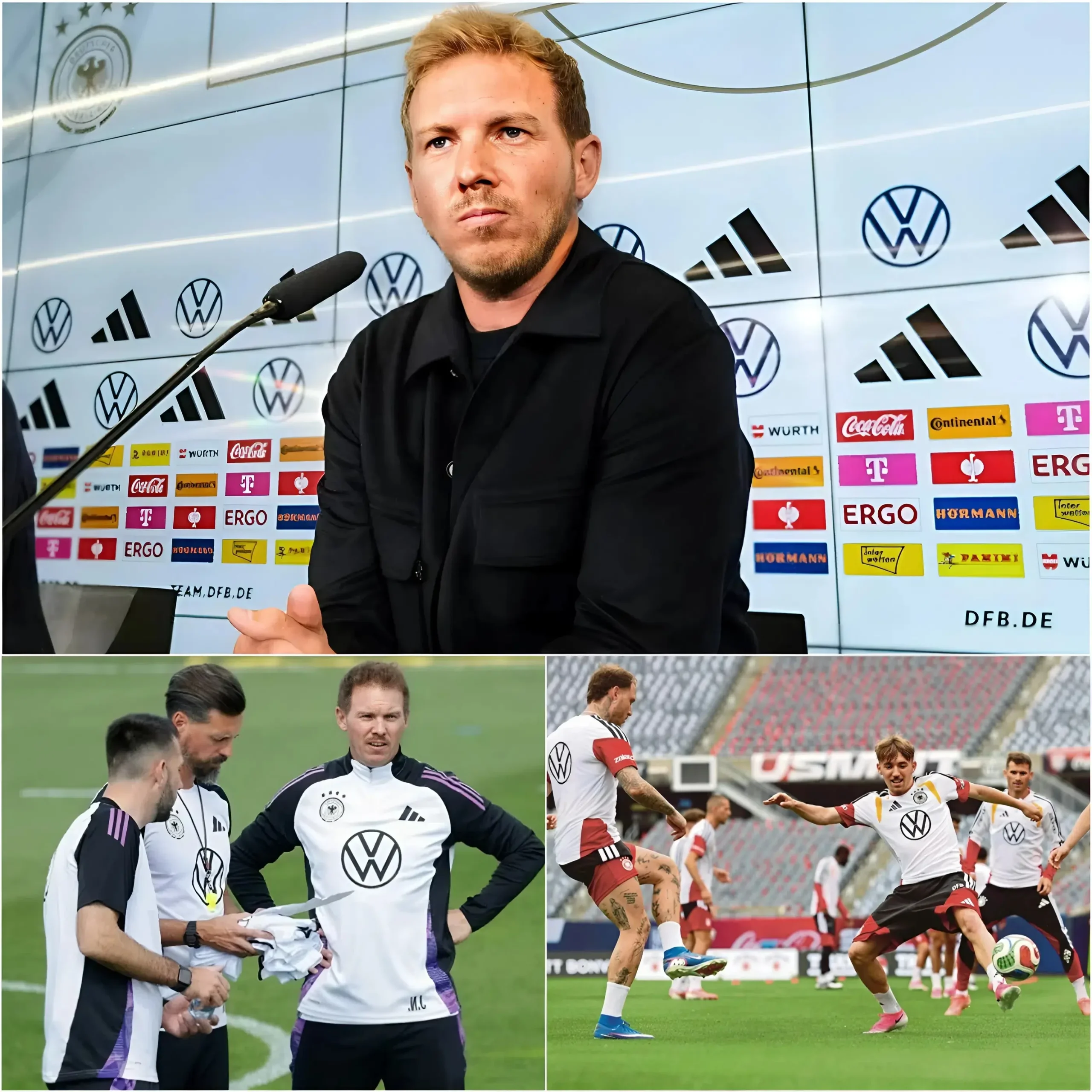 Cover Image for 🔴 Außer sich vor Wut erklärte der deutsche Bundestrainer Julian Nagelsmann: „GLAUBST DU, DAS SPIEL GEGEN DIE ELFENBEINKÜSTE WAR DEIN LETZTER EINSATZ FÜR DIE DEUTSCHE NATIONALMANNSCHAFT?“