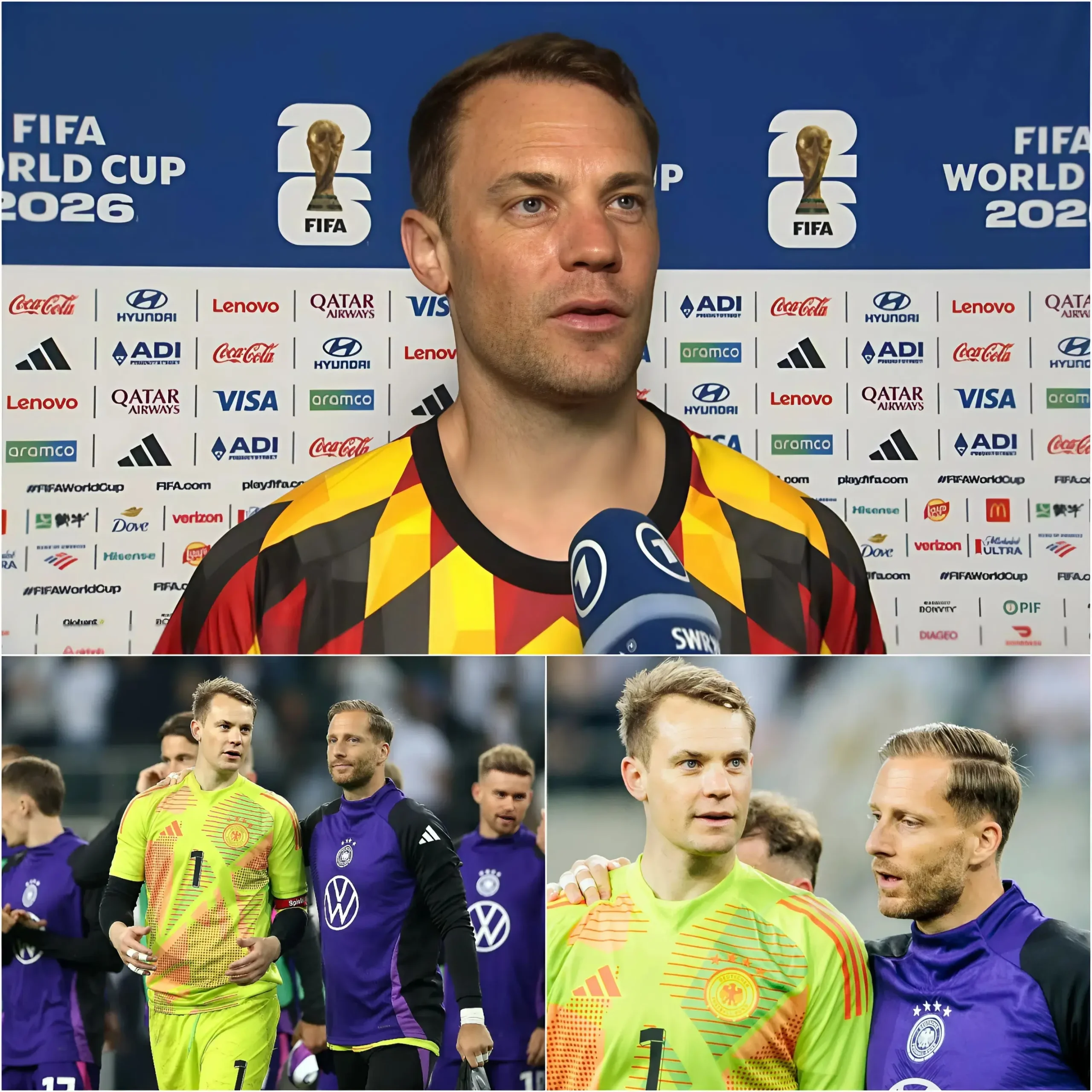 Cover Image for Manuel Neuer hat alle deutschen Fußballfans zutiefst bewegt, als er seine Gedanken zu seiner Rückkehr in die deutsche Nationalmannschaft teilte. Er sprach auch über sein Verhältnis zu Oliver Baumann – und ein klärendes Gespräch, das vor Beginn des Turniers stattfand.