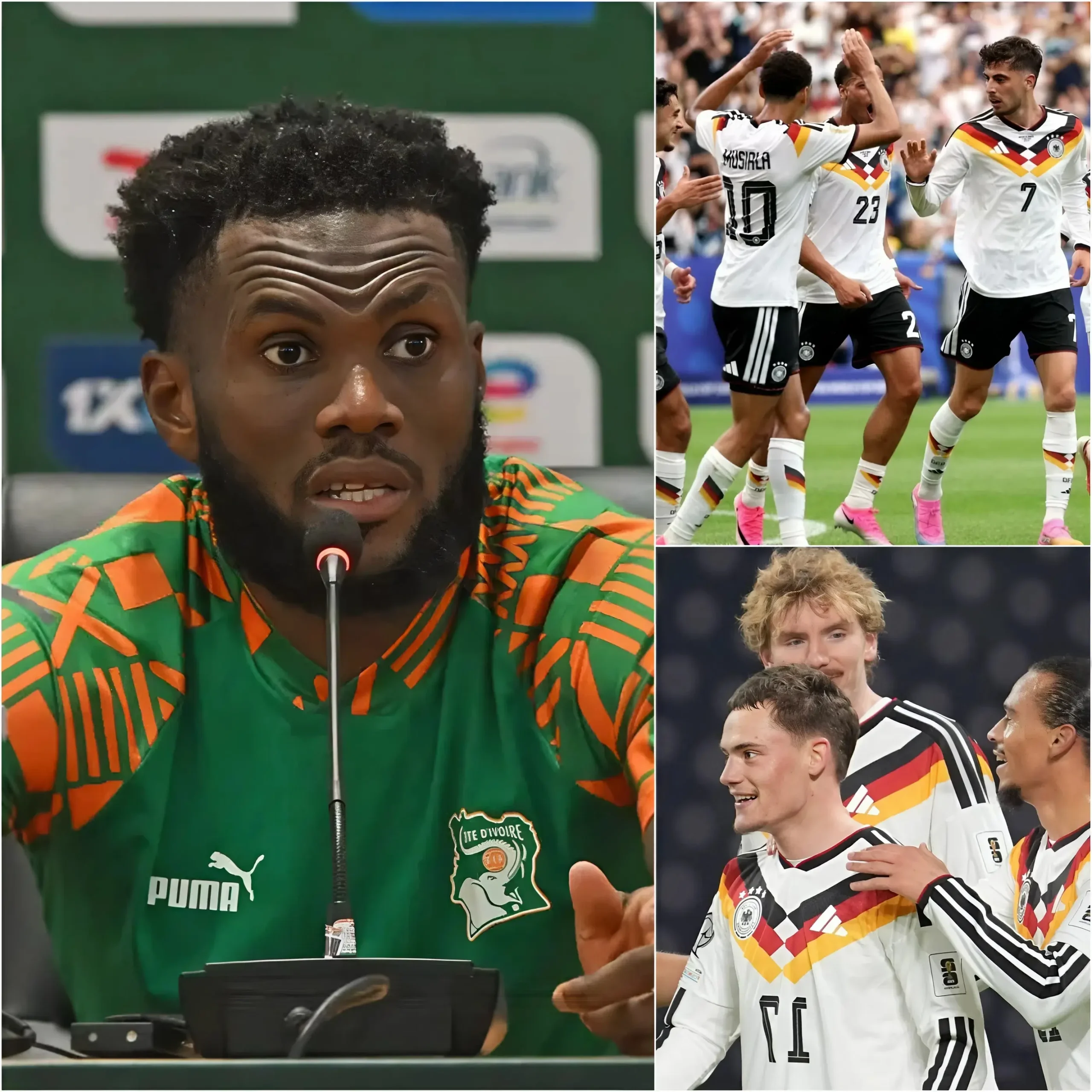 Cover Image for 🚨🚨 „Wir haben nicht gegen Deutschland verloren, sondern gegen seine herausragende Leistung …“, erklärte der Kapitän der Elfenbeinküste, Franck Kessié.