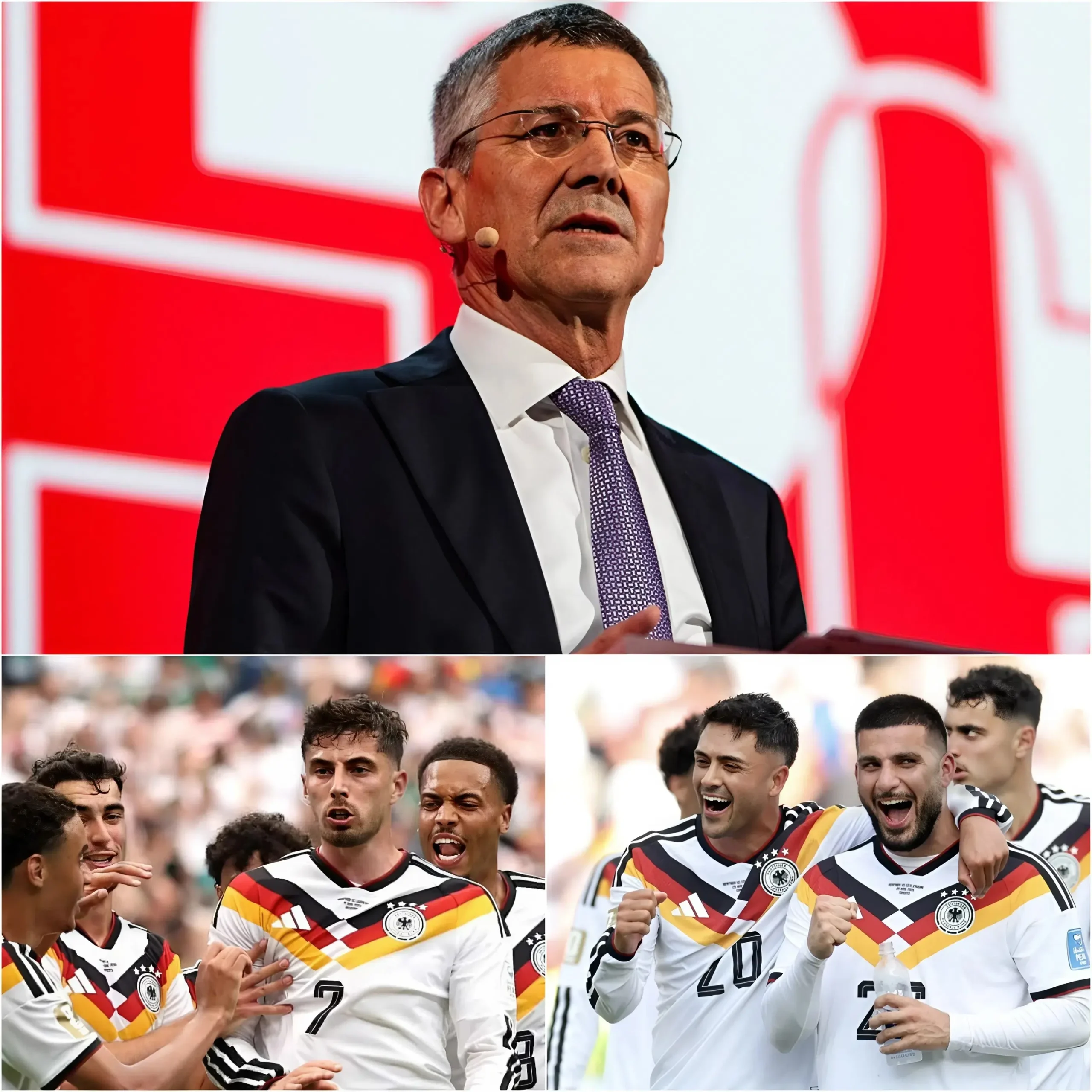 Cover Image for 🔴🔴 Der Präsident des FC Bayern München, Herbert Hainer, hat die Fans mit der Bekanntgabe einer Liste von drei Spielern, die in diesem Sommer verpflichtet werden sollen, begeistert.