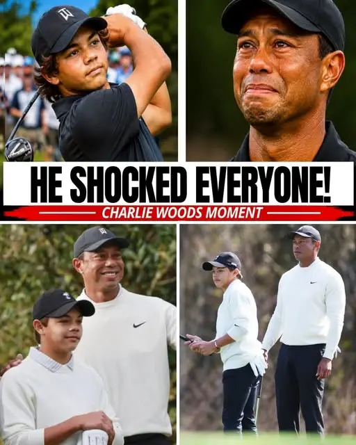 Cover Image for Charlie Woods JUST SHOCKED Everyone — And Tiger Woods Couldn’t Hold Back TEARS!