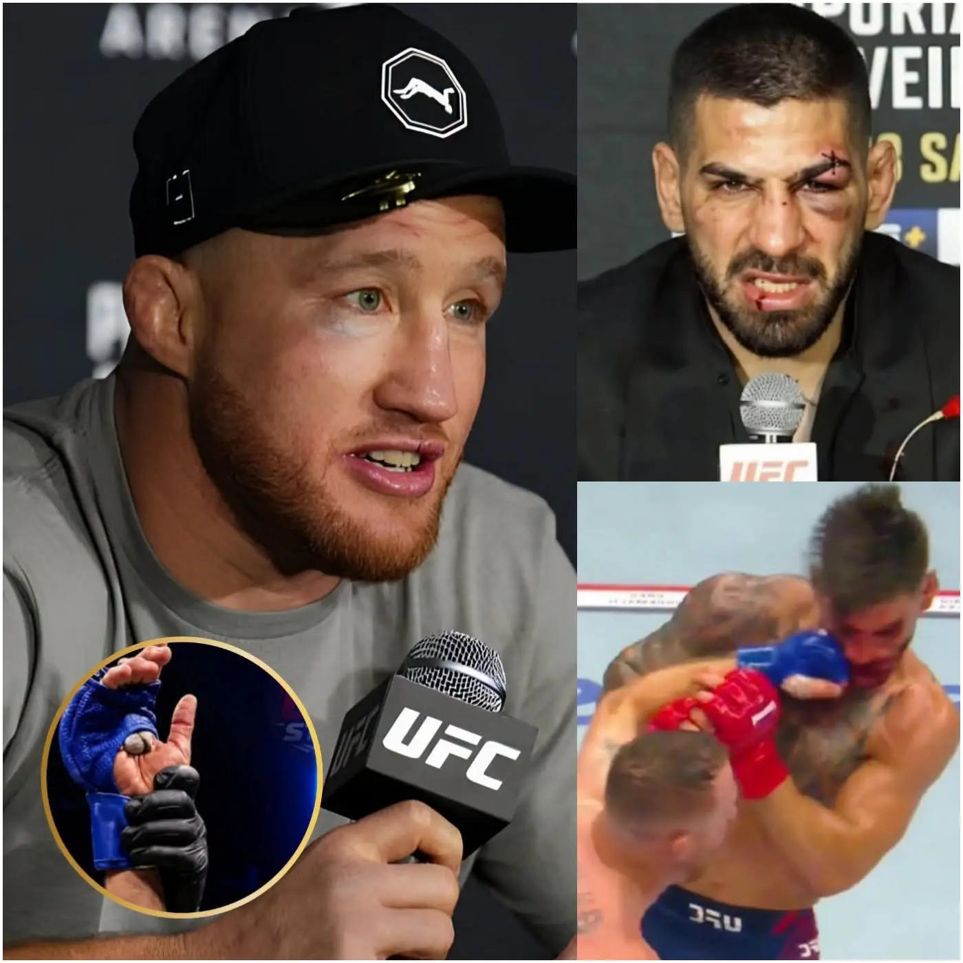 Cover Image for “YOU DON’T GET TO DEFAME ME AND WALK AWAY… SEE YOU IN COURT!” — Justin Gaethje and Ilia Topuria Rumors Ignite Debate Across the MMA World