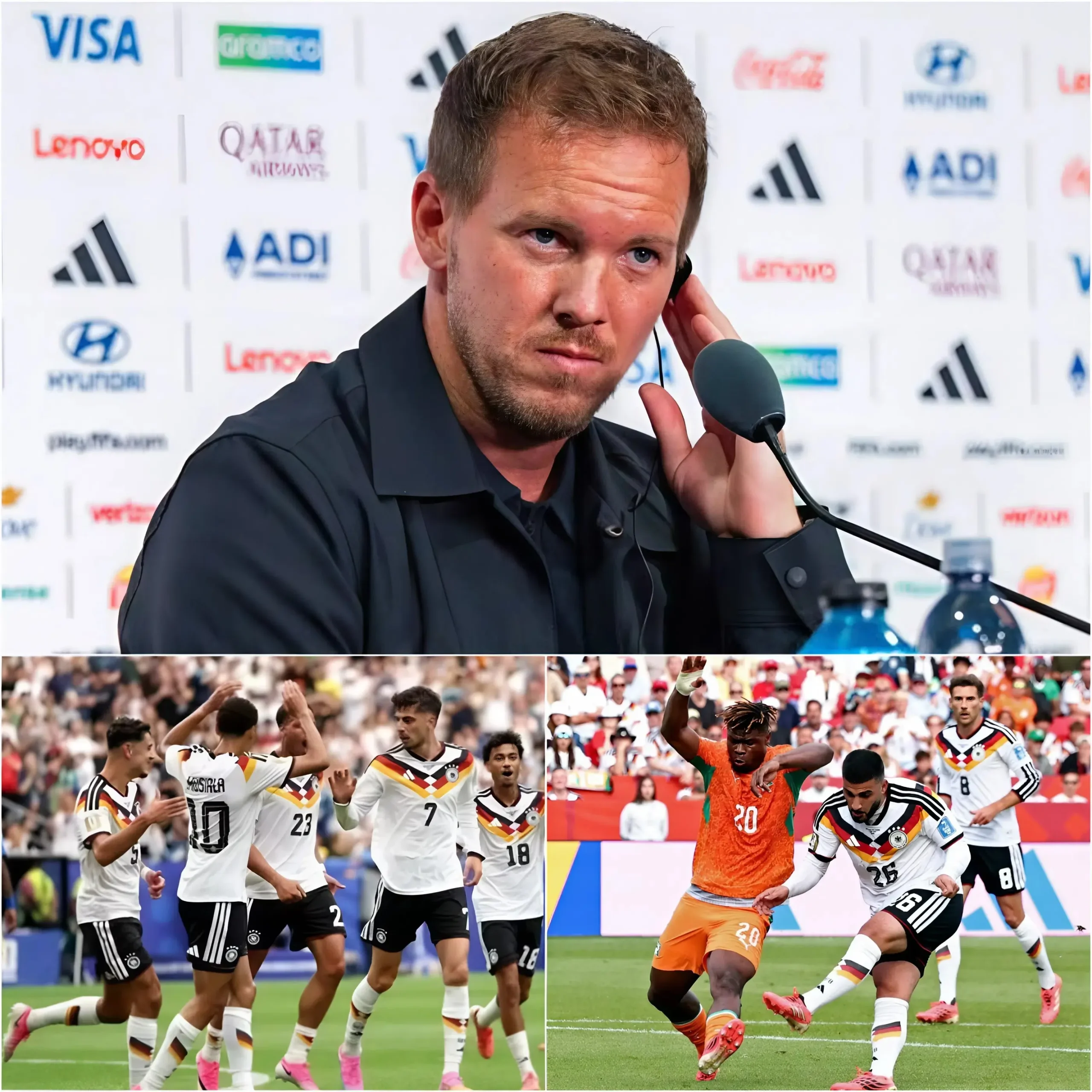 Cover Image for EILMELDUNG: Der Bundestrainer Julian Nagelsmann hat heute die Startelf der deutschen Nationalmannschaft für das letzte Gruppenspiel gegen Ecuador bekannt gegeben.