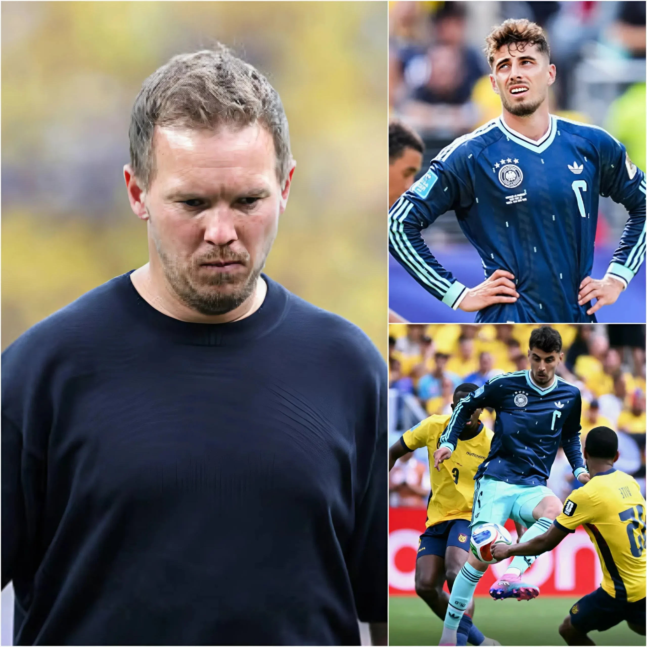 Cover Image for „ER IST ERST 27 JAHRE ALT“ – Der Bundestrainer Julian Nagelsmann war zu Tränen gerührt, als er nach dem Ausscheiden im letzten Gruppenspiel gegen Ecuador über die Situation von Kai Havertz sprach.