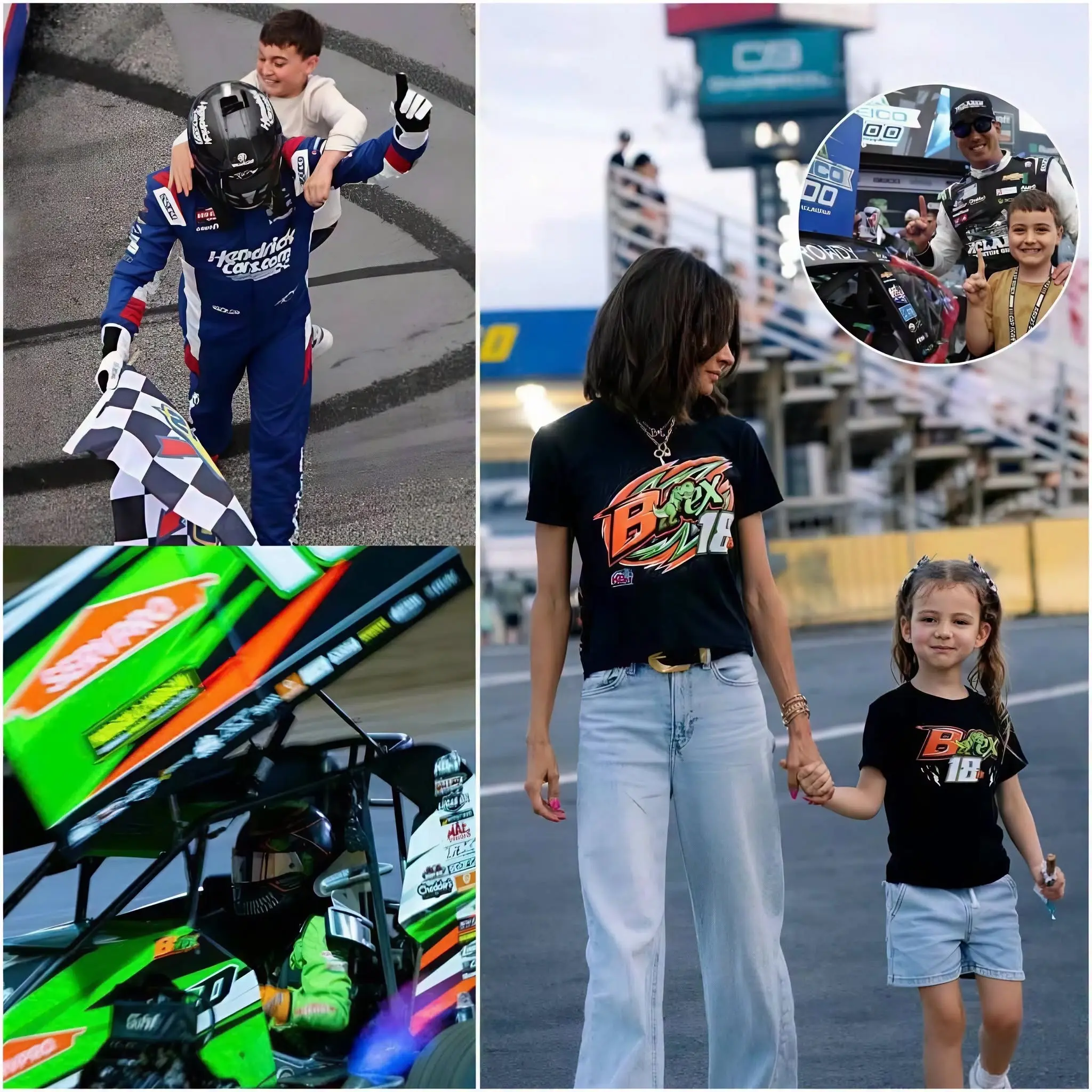Cover Image for 💔 “MOM… IS DADDY WATCHING BREXTON RACE?” — A Quiet Moment That Stopped the Entire Racing World