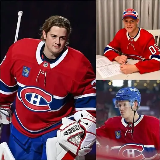 Cover Image for NOUVELLE CHOC : « Non, je pars.» — La vedette défensive des Canadiens de Montréal, Kaiden Guhle, a stupéfié la LNH en signant une prolongation de contrat à long terme de 74 millions de dollars.
