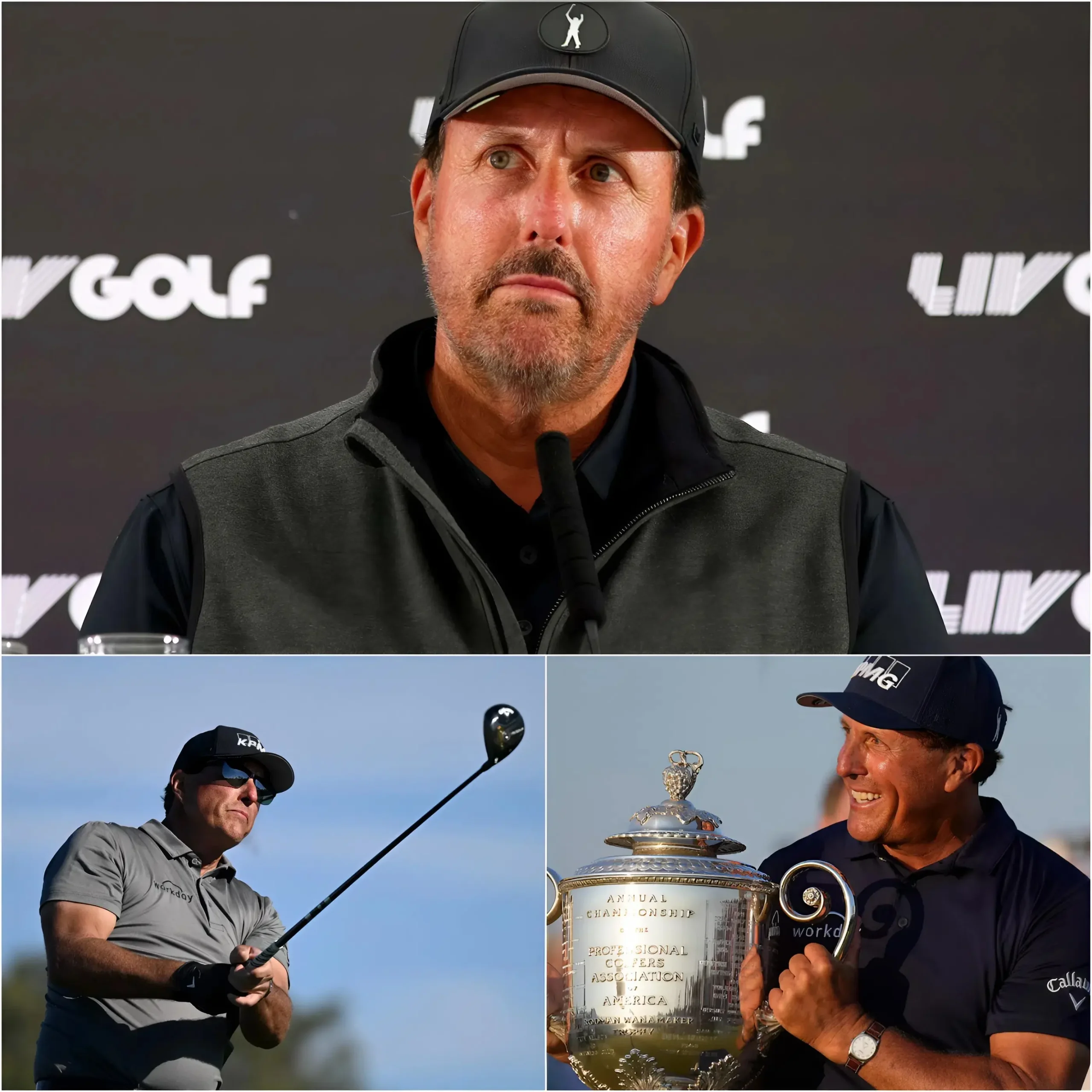 Cover Image for THE FINAL SECRET HAS BEEN REVEALED 🔴⛳ A leaked confidential report unexpectedly tears apart Phil Mickelson’s reputation, exposing the horrifying dark side of two public scandals.