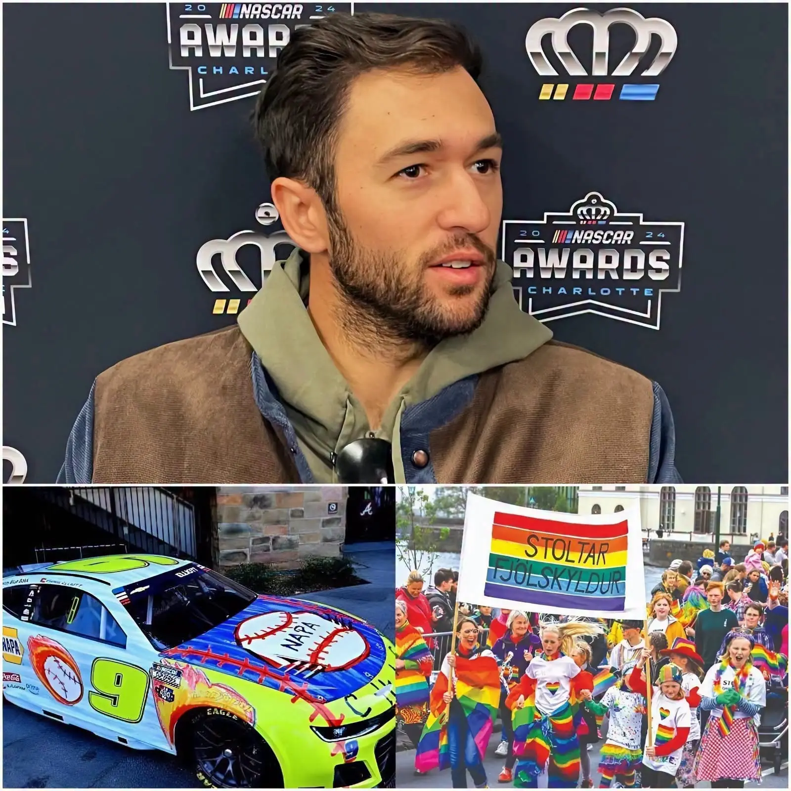 Cover Image for 🚨BREAKING NEWS: Chase Elliot has reportedly shaken the racing world after refusing to participate in a rainbow-themed promotional event intended to honor the L.G.B.T.Q community.
