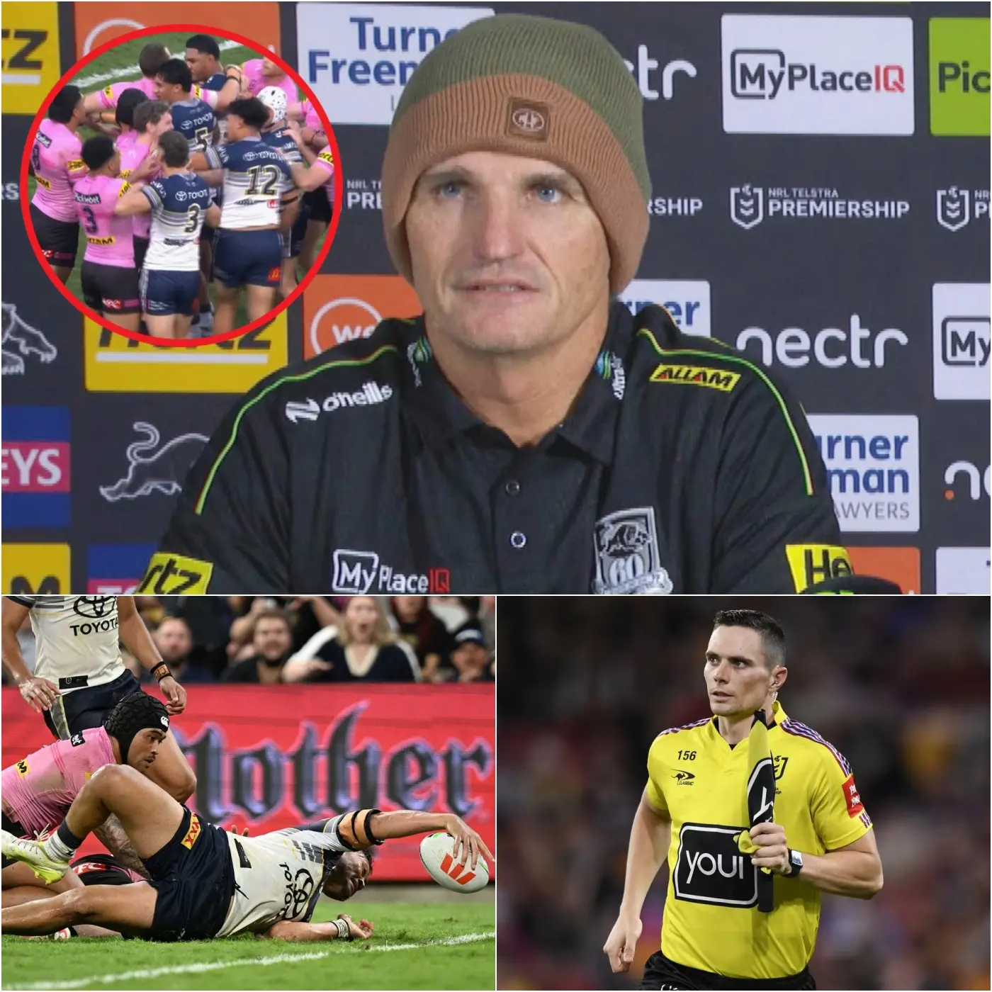 Cover Image for SHOCKING NEWS IN THE NRL 🚨 Formal legal action is being prepared after coach Ivan Cleary publicly accused referee Wyatt Raymond of making “blatantly biased” decisions in the game against the North Queensland Cowboys