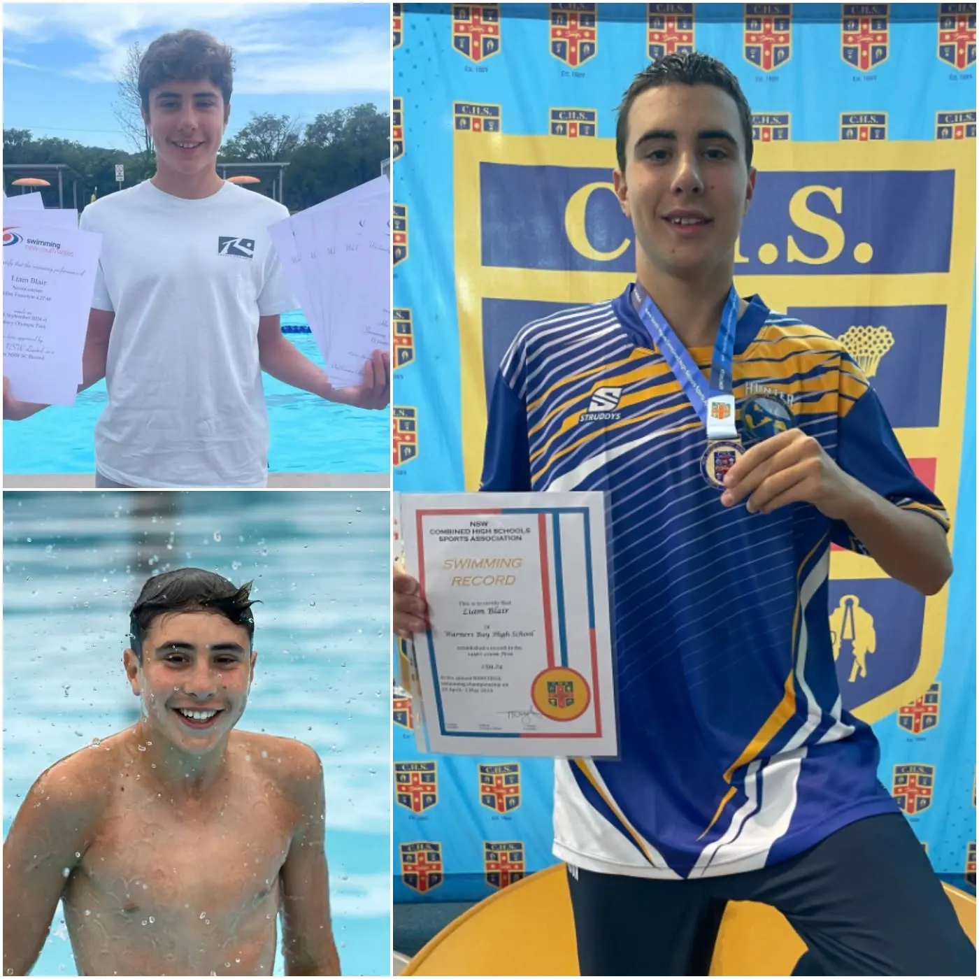 Cover Image for ” For the first time in history, a high school athlete has achieved this.” Liam Blair from Warners Bay High School, after breaking a historic record at the NSW Schools Swimming Championships
