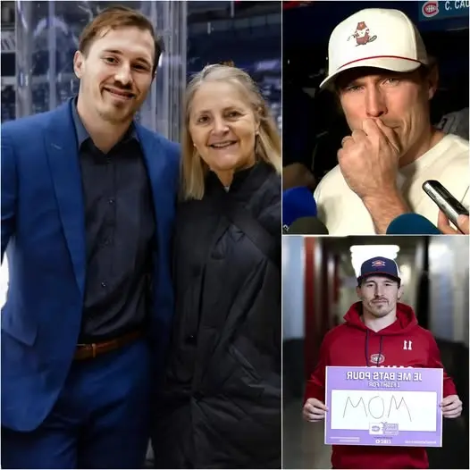 Cover Image for « Maman… je porte encore chacune de tes paroles avec moi chaque fois que j’entre sur la glace… » – Brendan Gallagher n’a pas pu retenir ses larmes lors d’une conférence de presse particulièrement émouvante,