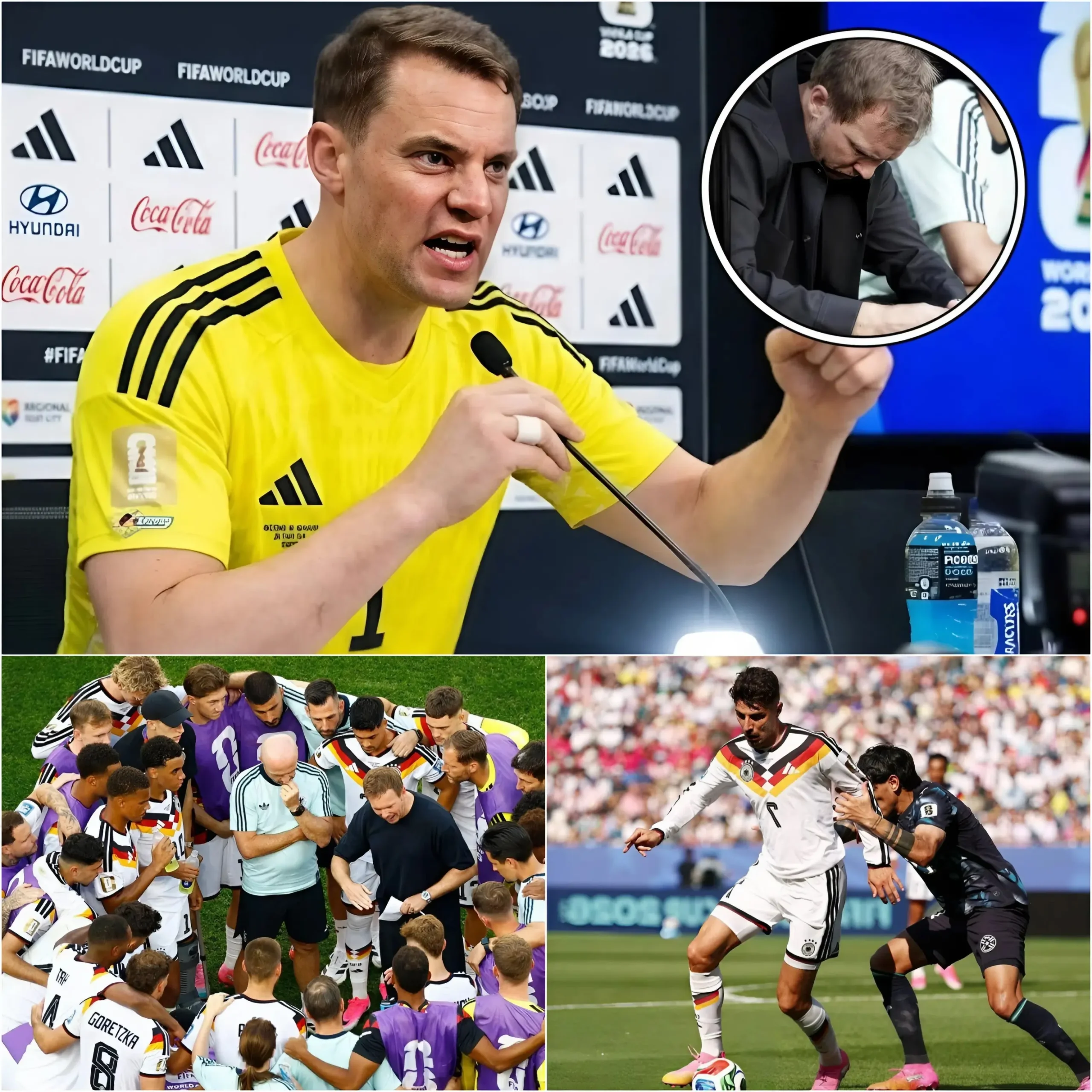 Cover Image for SCHOCK-MELDUNG: 💔„ER HAT DEN TRAINER UND DAS GANZE TEAM VERRATEN, SIE SIND ALLE SCHWARZE SCHAFE!“ – Kapitän Manuel Neuer hat überraschend die Namen von zwei Spielern genannt, von denen er glaubt, dass sie sich verschworen haben,
