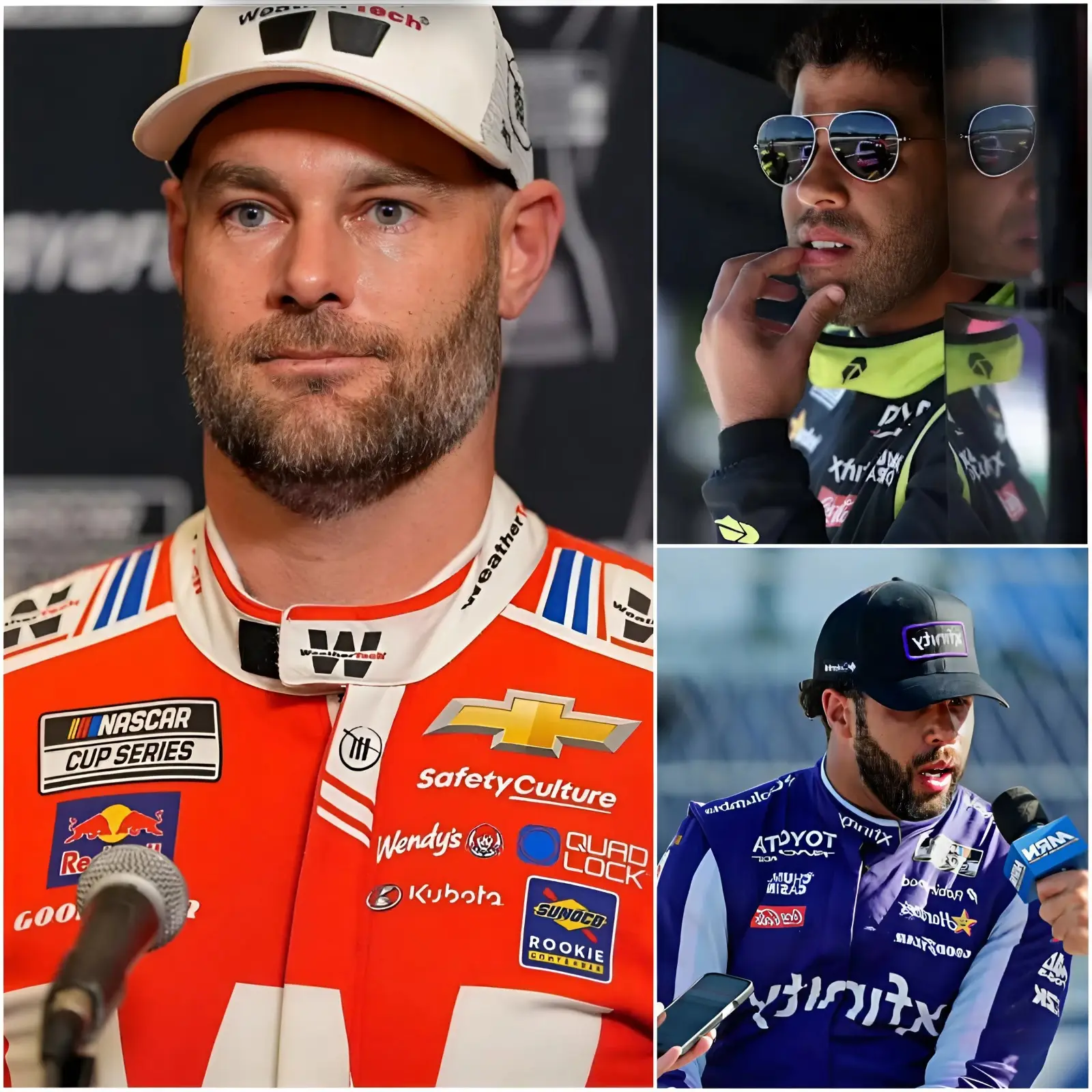 Cover Image for “Why let a New Zealand driver win on an American NASCAR track?” Bubba Wallace reportedly lost his temper, shouting after witnessing Shane van Gisbergen’s (SVG) superb performance, silencing the entire Sonoma circuit.
