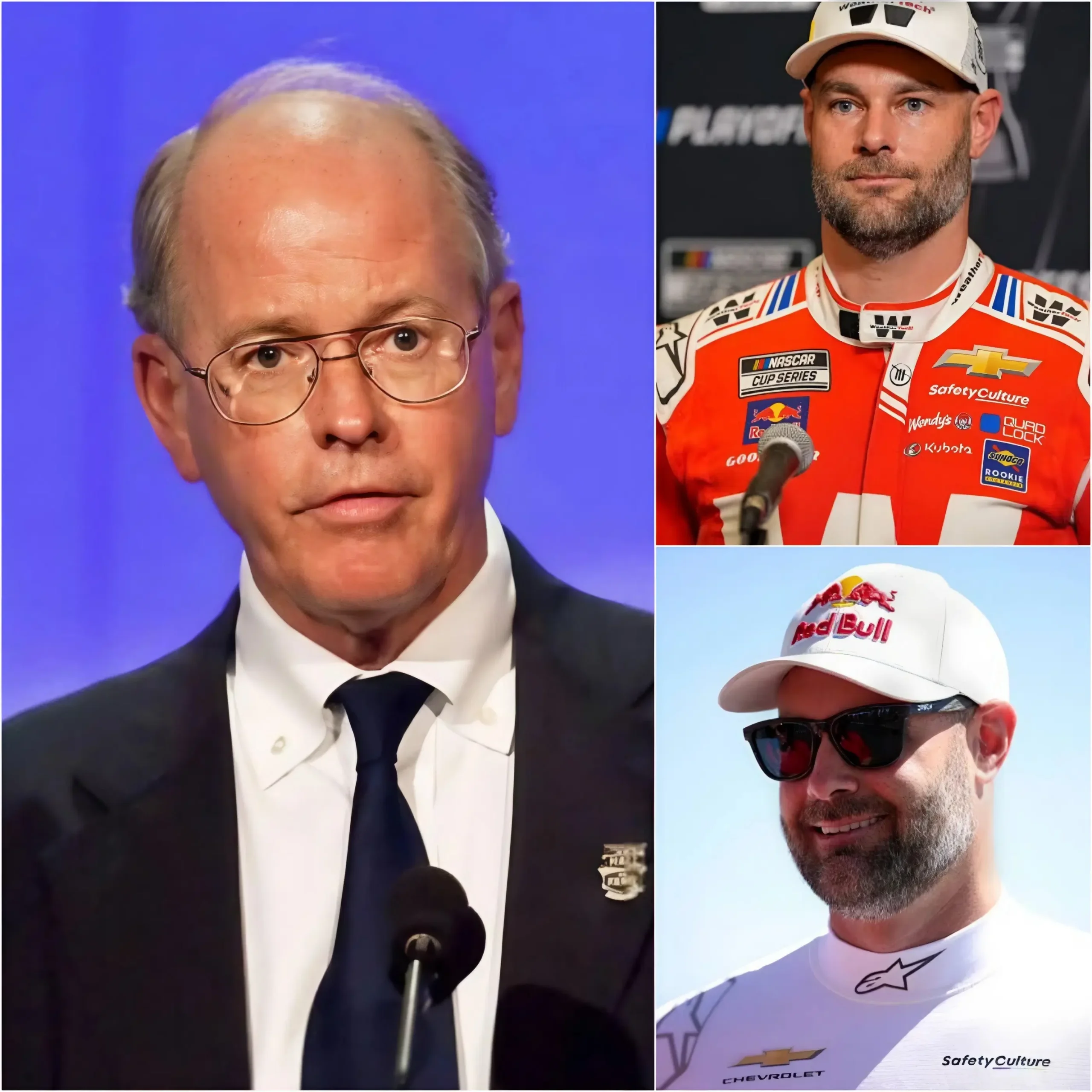 Cover Image for 🚨10 MINUTES AGO: NASCAR CEO Jim France has officially spoken out after a period of silence, confirming that the organization received a