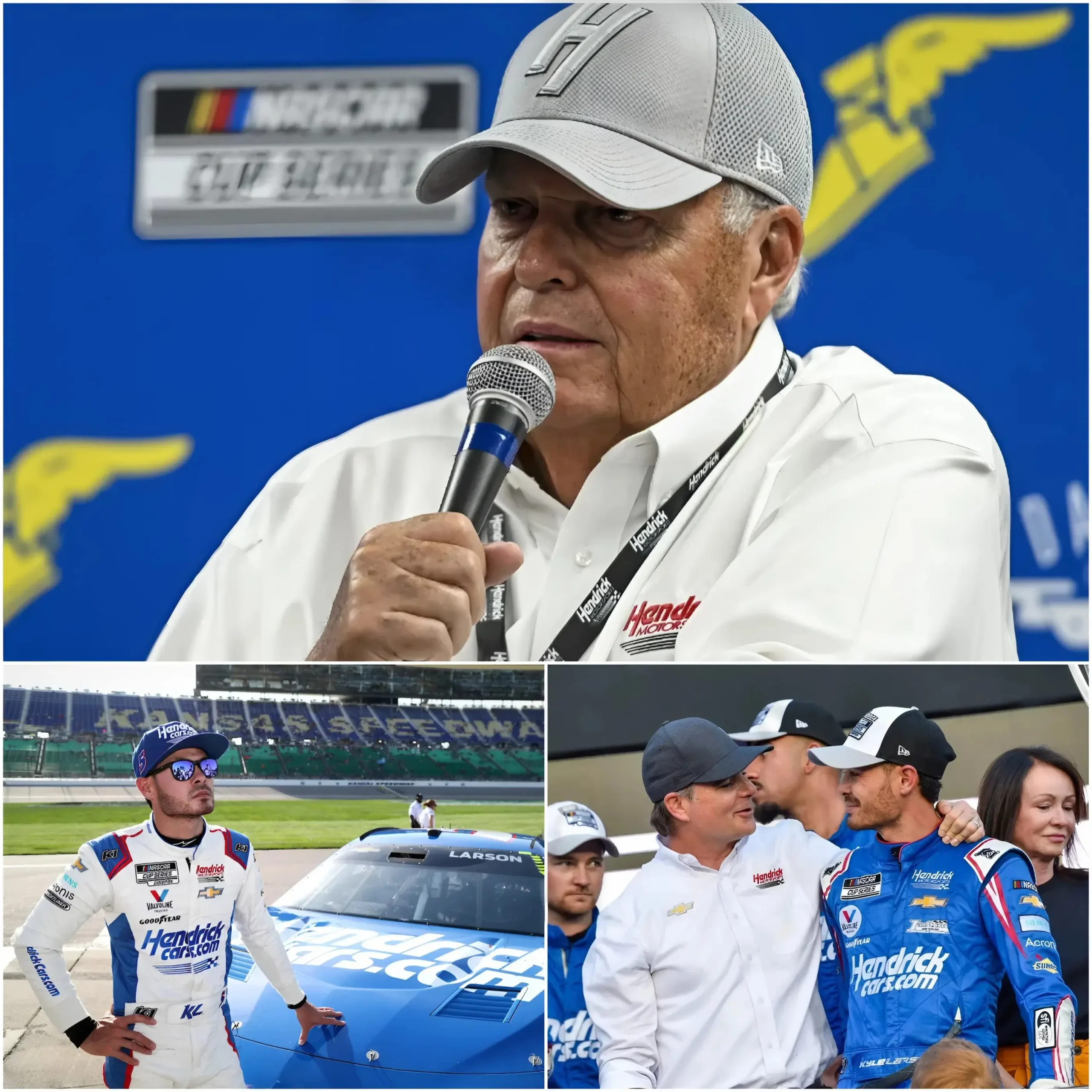Cover Image for 🛑“We Have Decided”—Hendrick Motorsports officially announced Kyle Larson’s future after finishing 4th at the Toyota/Save Mart 350 at Sonoma Raceway. 👇👇