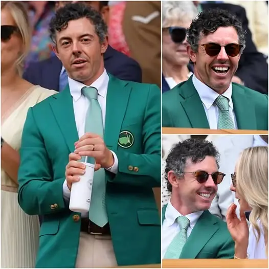 Cover Image for 🚨RORY MCILROY CRITICIZED FOR APPEARING IN WIMBLEDON. His green jacket unexpectedly became the focus of a wave of controversy regarding the traditions, style, and image of the Masters champion. The story behind the moment sparked endless discussion among PGA Tour fans in the US…