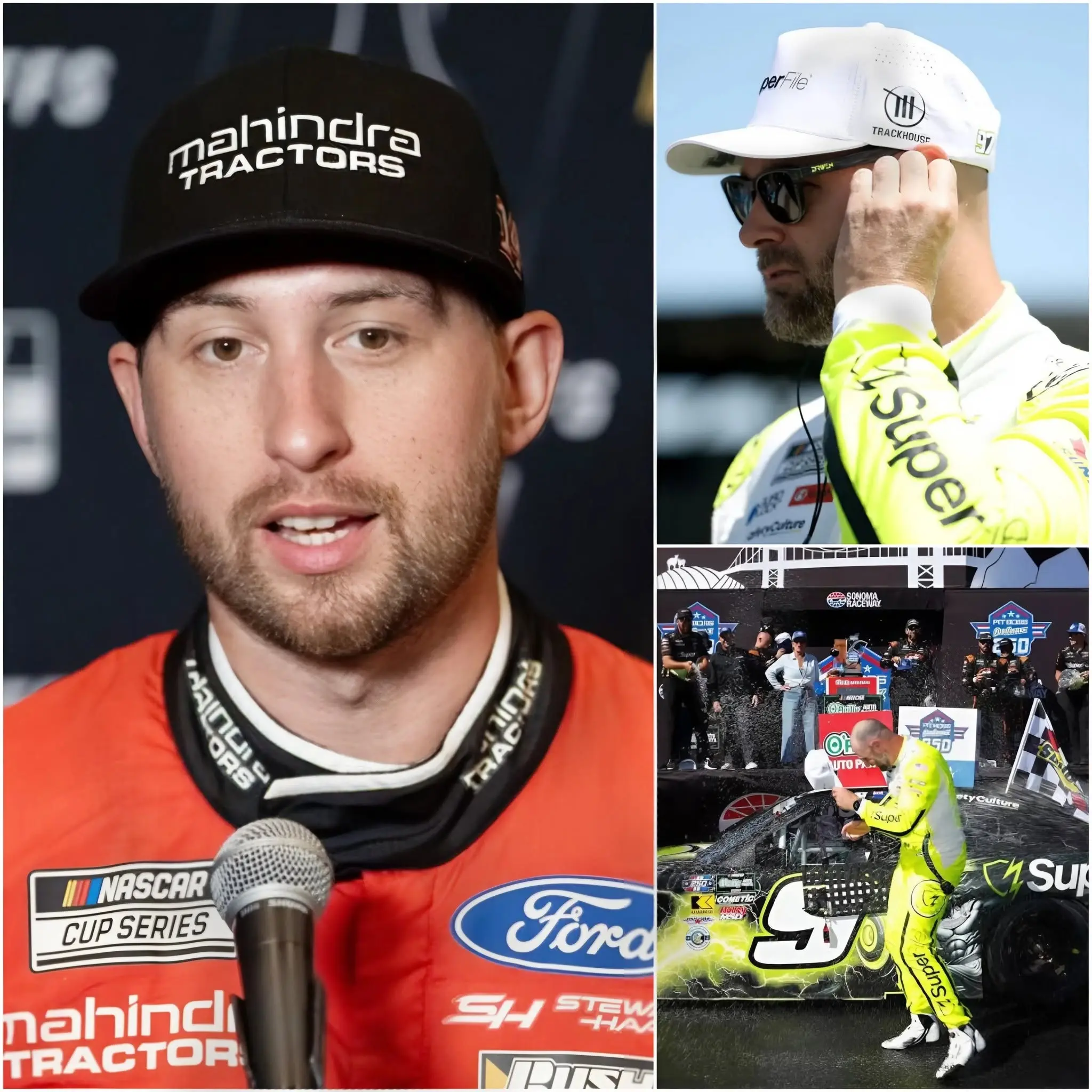 Cover Image for 🚨NASCAR CONTROVERSY EXPLOSION: “Modern NASCAR doesn’t tolerate any cheating!” — Chase Briscoe unexpectedly issued a strong statement right after the Sonoma Raceway race, sparking a fierce controversy as many believed he was directly targeting Shane van Gisbergen.